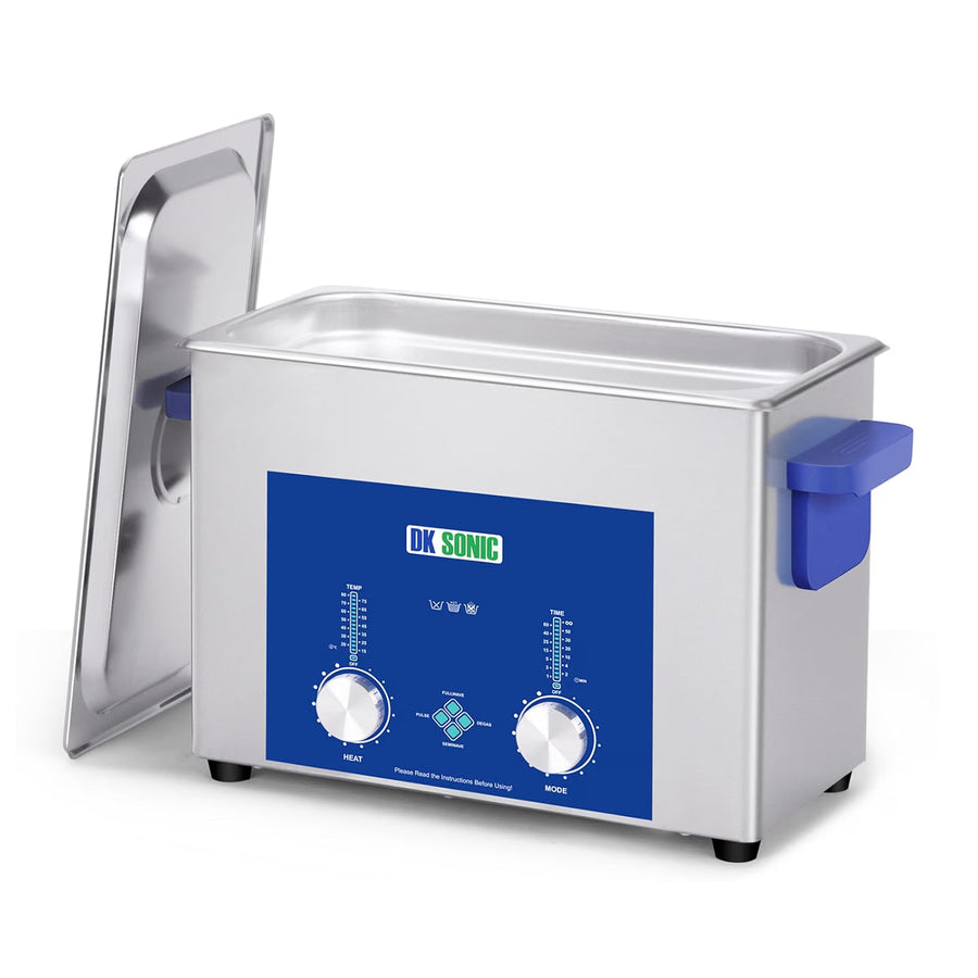 Ultrasonic Cleaner 4L 120W Industrial Jewelry Heater Timer Basket DK SONIC Tank