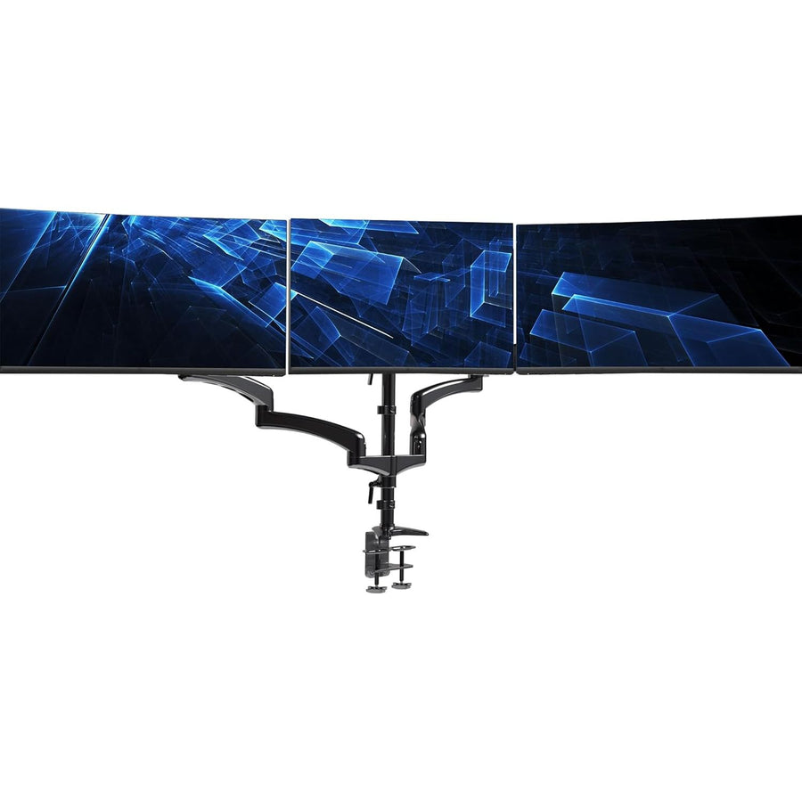 Triple Monitor Desk Mount 32 Inch Gas Spring VESA 100 Black VIVO STAND-V300G