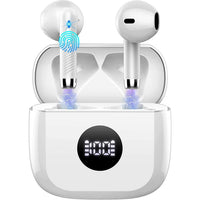 Wireless Earbuds Bluetooth 5.4 Deep Bass 40H Playtime ENC Mic Waterproof