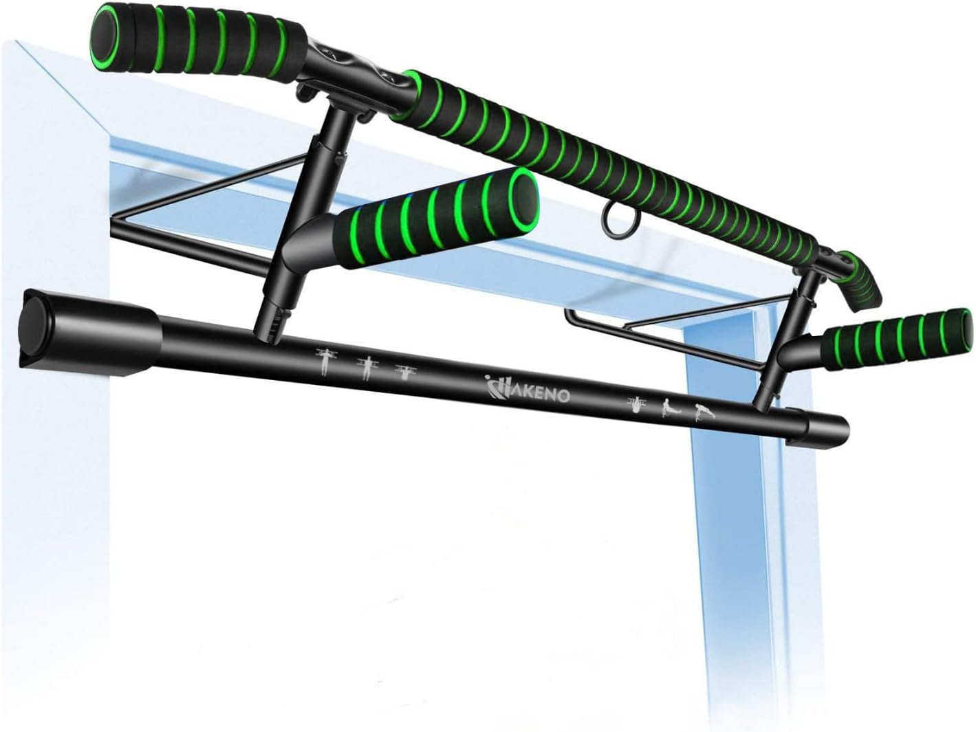 Pull Up Bar Door Frame Home Gym Chin Up Bar Suspension Training Straps HAKENO
