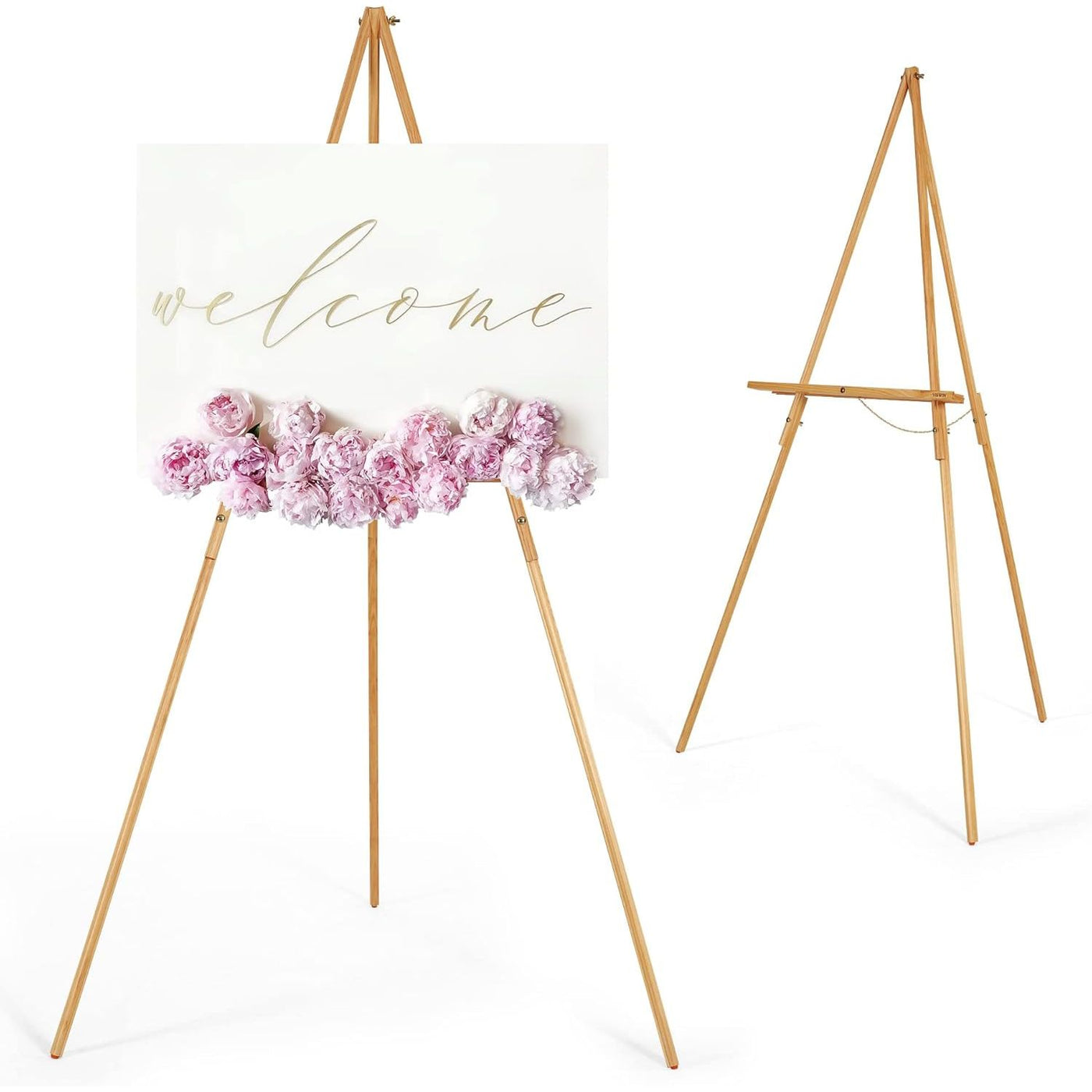 VISWIN 160cm Wooden Tripod Easel Stand for Wedding Signs, Posters & Painting - Massive Discounts