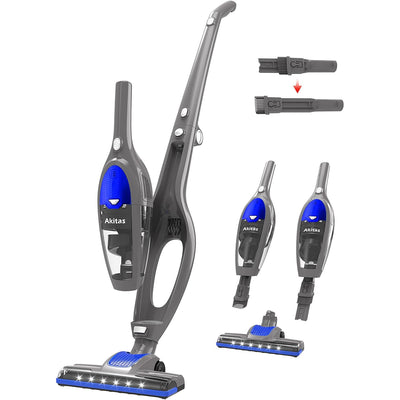 Cordless Vacuum Cleaner 2 in 1 Stick Handheld Auto Dock Pet Hair Akitas U10