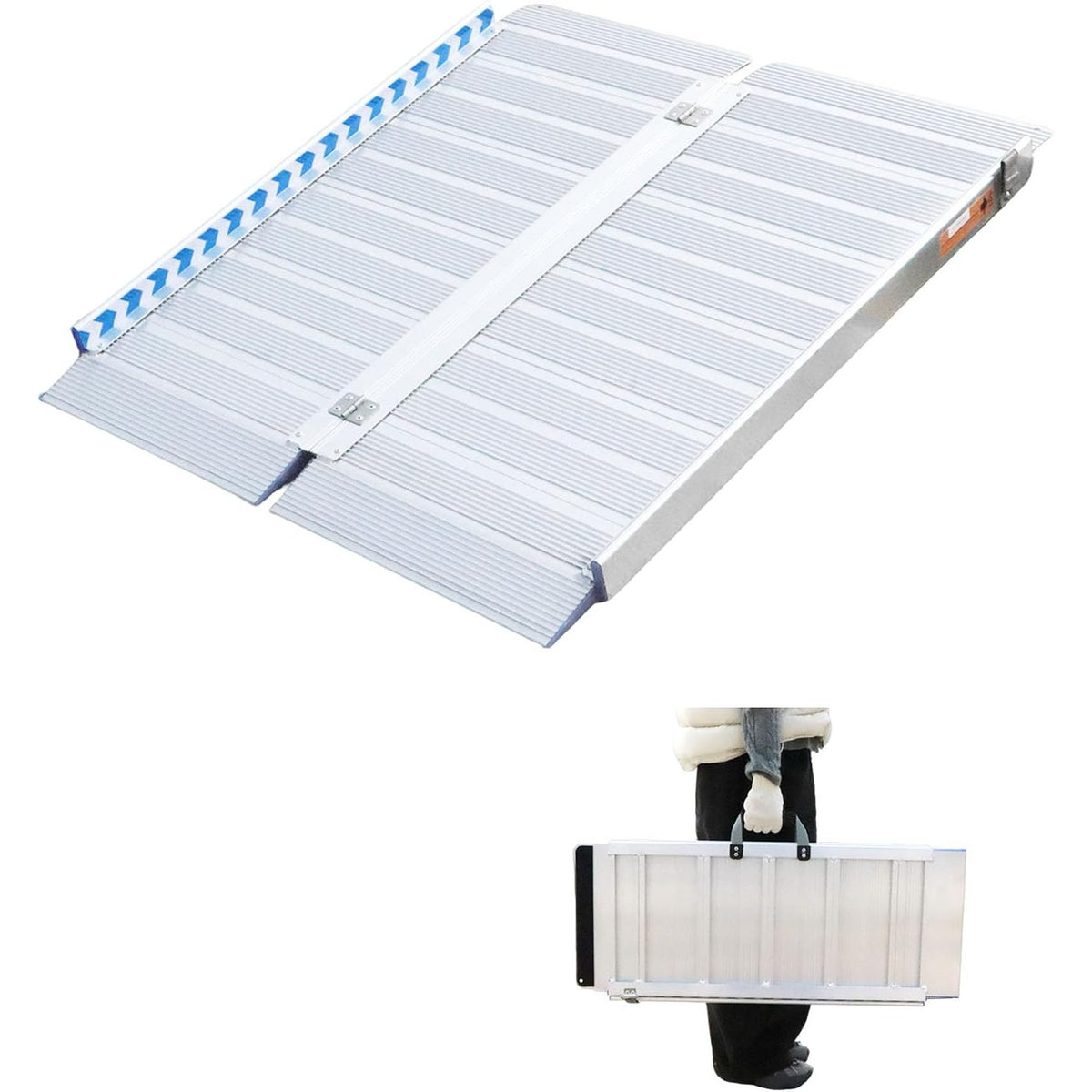 Wheelchair Ramp 3FT 91cm Portable Folding Mobility Access Ramp ANYBOY Lightweight
