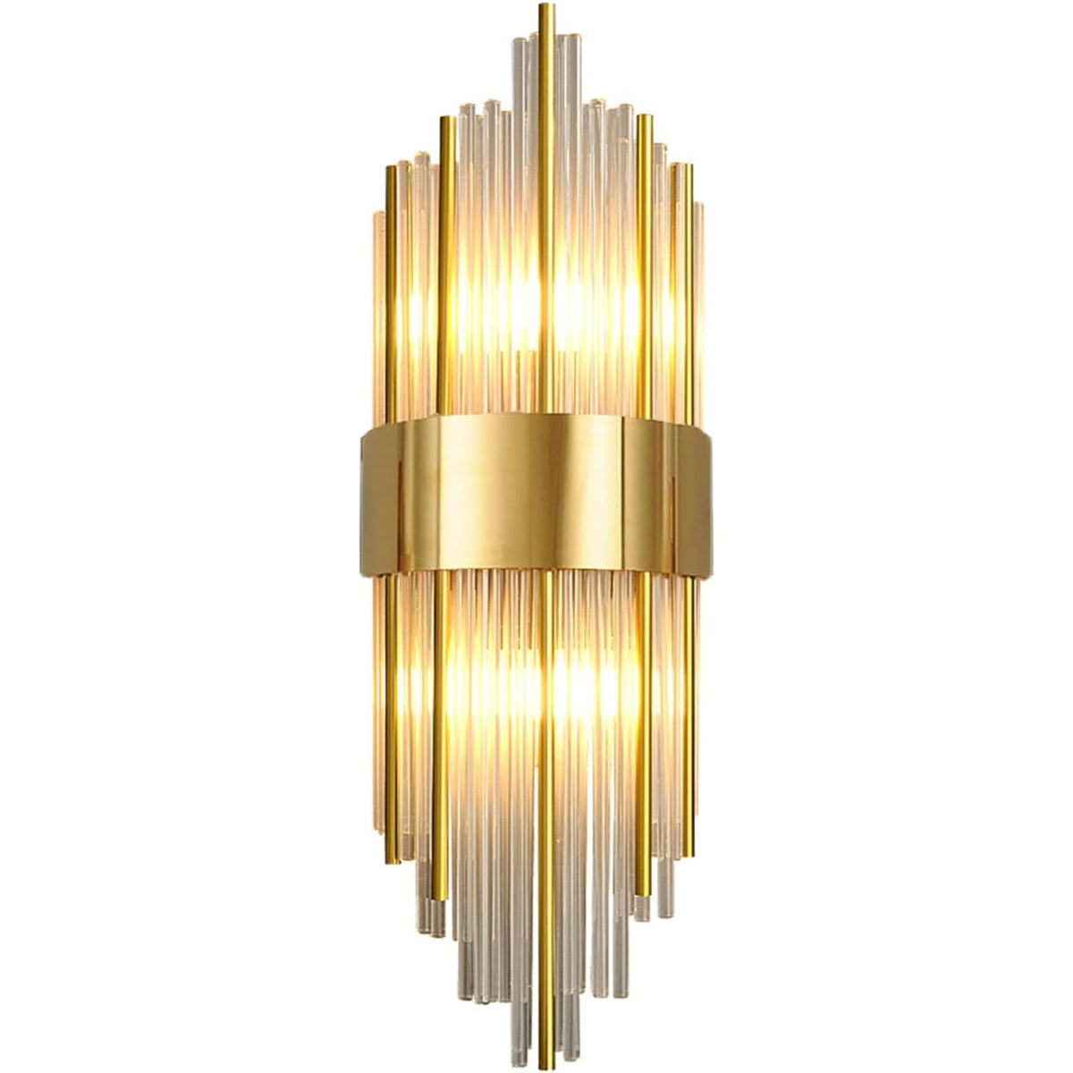 Crystal Wall Sconce Light E14 Modern Gold Base Decorative Indoor Wall Lamp Fixture