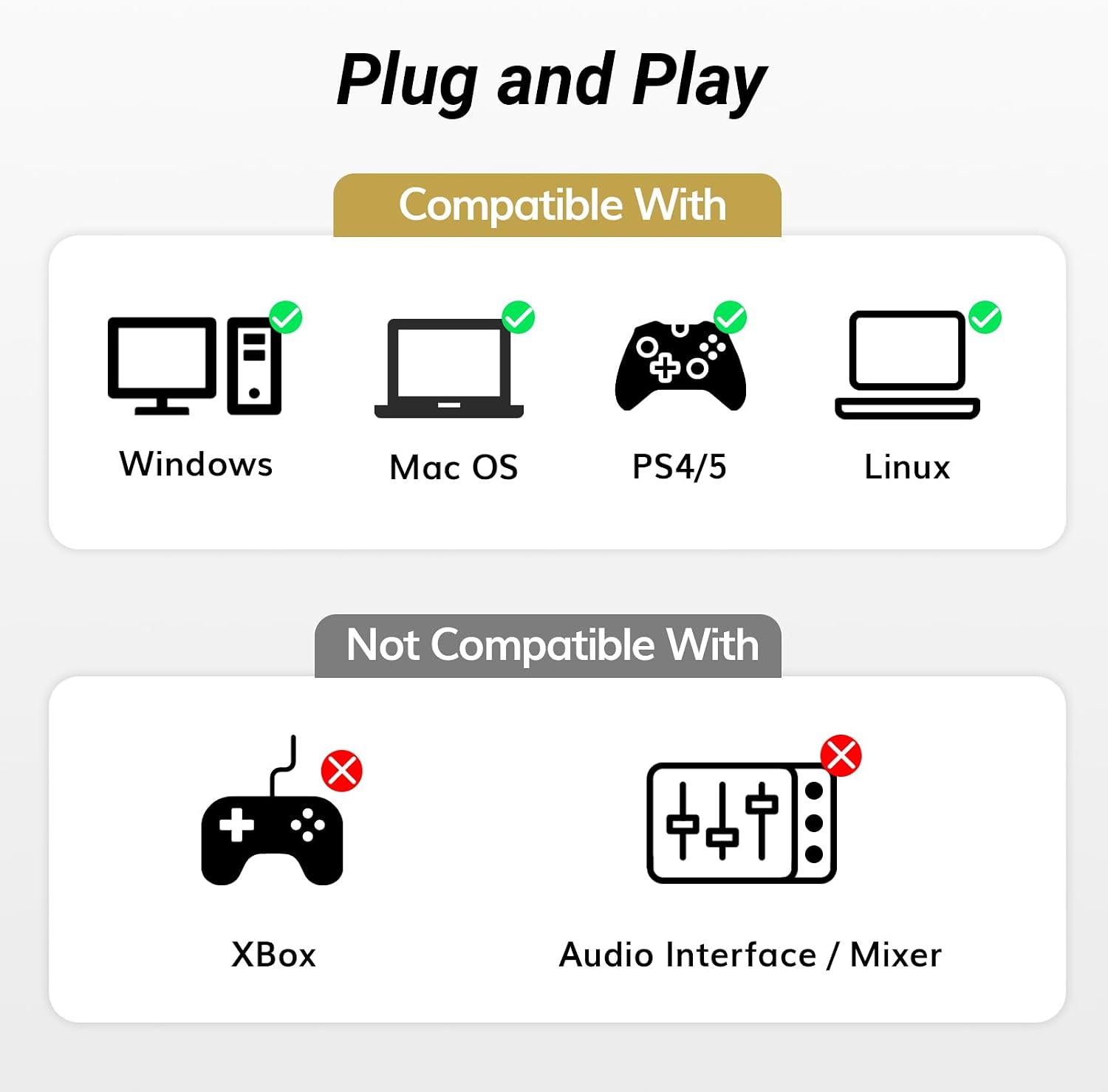 USB Microphone RGB Cardioid Condenser Gaming Podcast PC Mic TONOR Desktop
