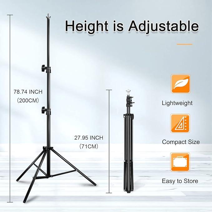 Adjustable Backdrop Stand Kit 3mx2m (9.8ft by 6.5ft) Photography Frame - Massive Discounts
