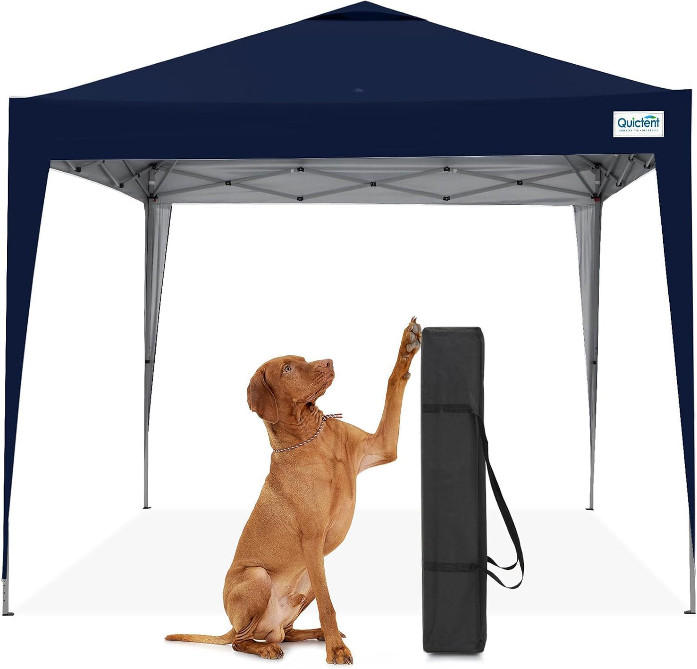 Pop Up Canopy Gazebo 3x3m Adjustable Height Event Shelter Green Quictent