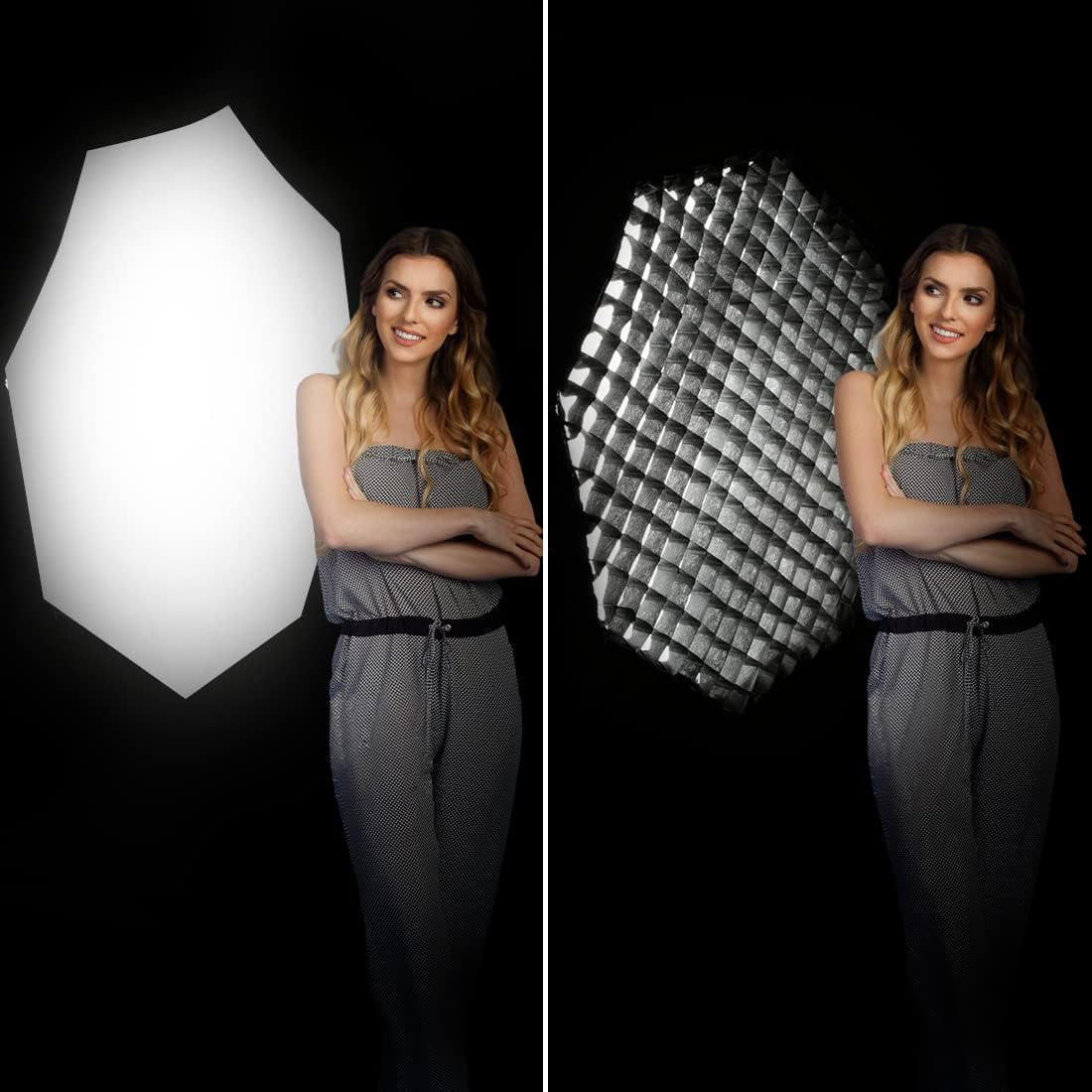 AMBITFUL 120cm Octagon Softbox with Honeycomb Grid & Bag for Bowens Mount