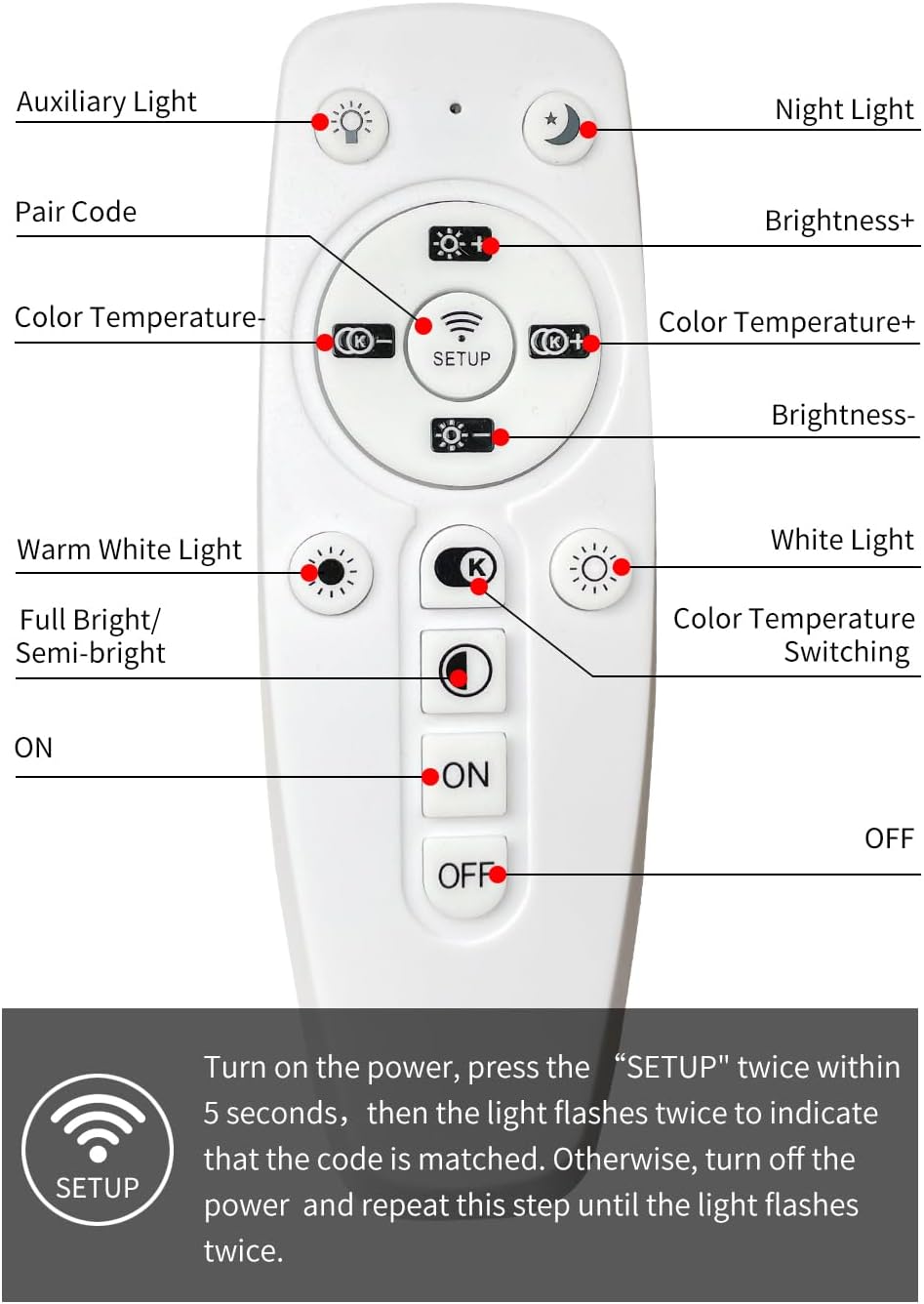 Mikeru 3 Ring Round Pendant Light, Adjustable Dimmable Hanging, 20+40+60cm