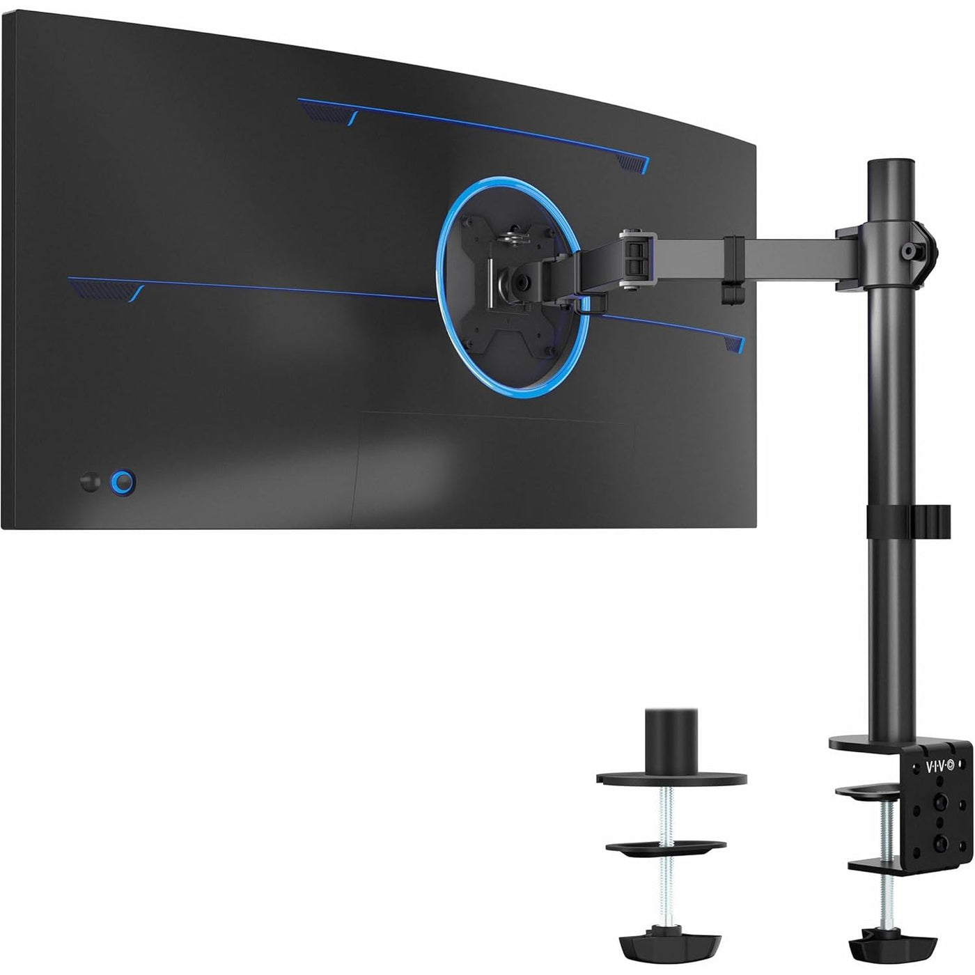 Single Monitor Arm 32 Inch 38 Ultrawide Adjustable VESA VIVO