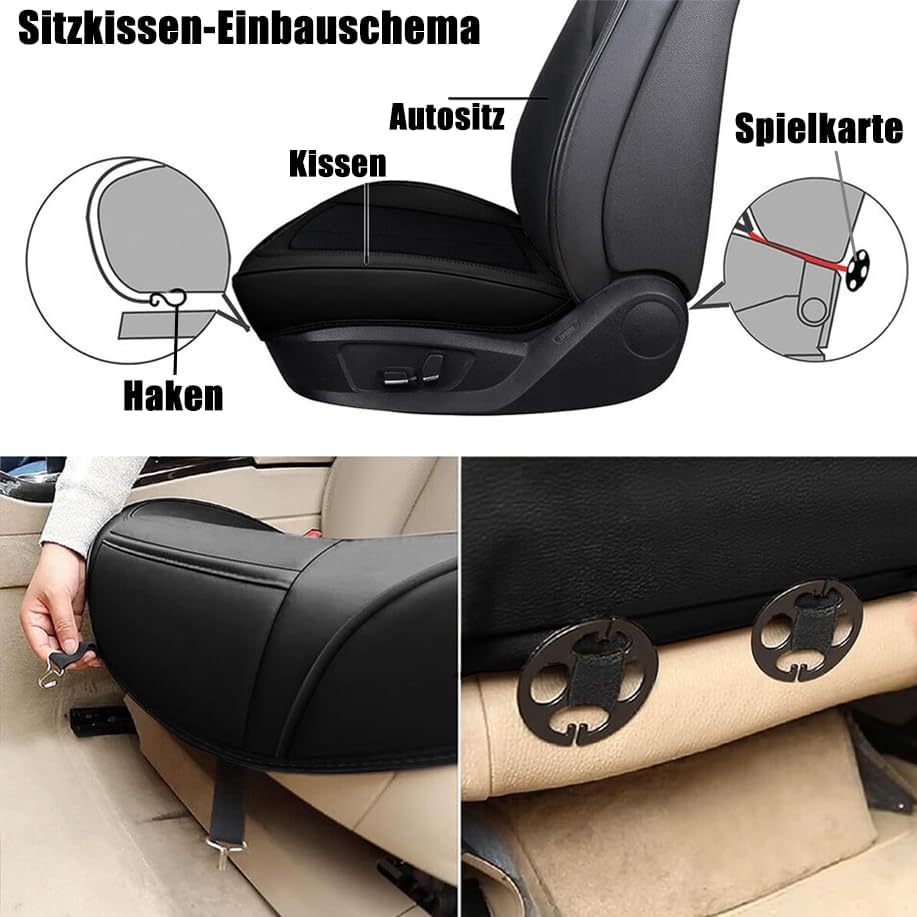 Car Seat Covers Set of 5 Mercedes B Class C E GLB GLC Faux Leather Chifeng