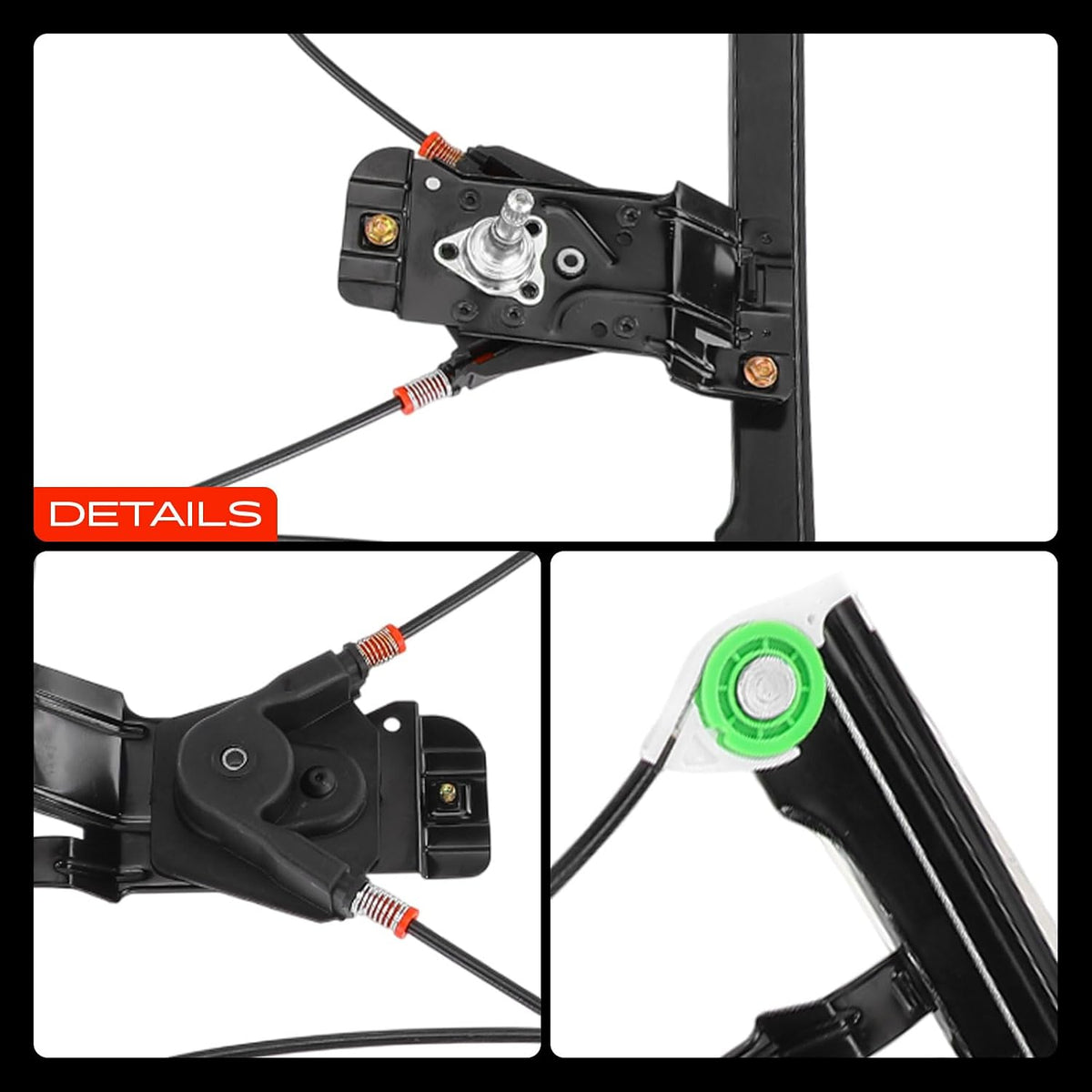 Manual Window Regulator Front Right VW Polo 6N 2/3 Door 6N3837402E Frankberg