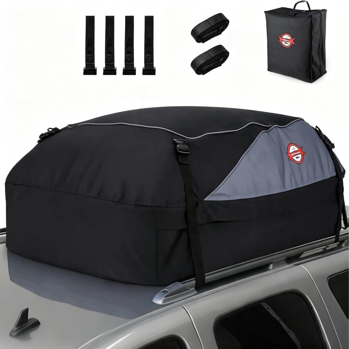 Car Roof Bag 407L Waterproof Foldable Soft Roof Box Cargo Carrier Sailnovo Travel
