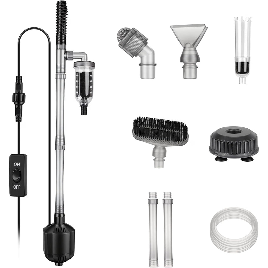Aquarium Gravel Cleaner 1350LPH 15W Electric Vacuum Water Changer Filter hygger
