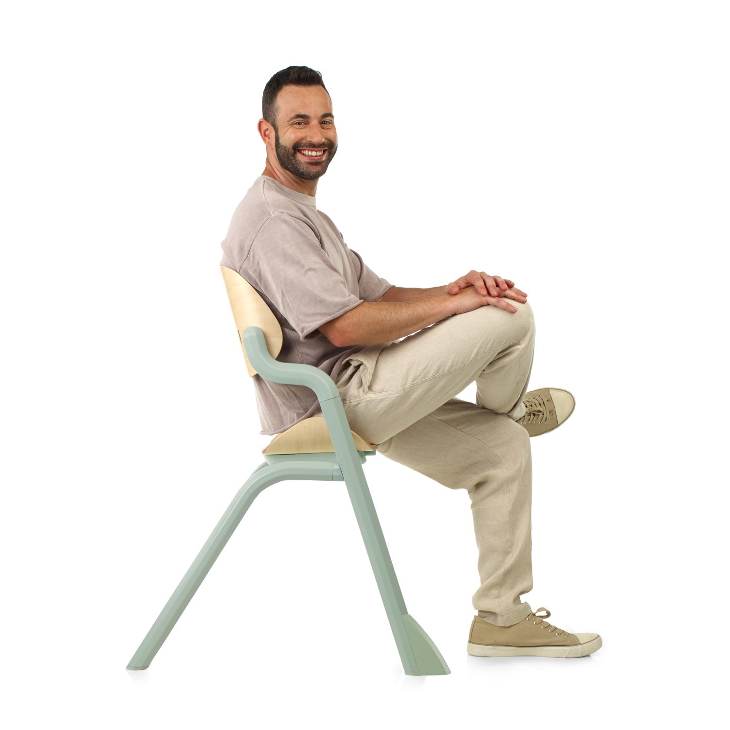 Baby Highchair Convertible Newborn Rocker Adjustable Beechwood Jane Noah