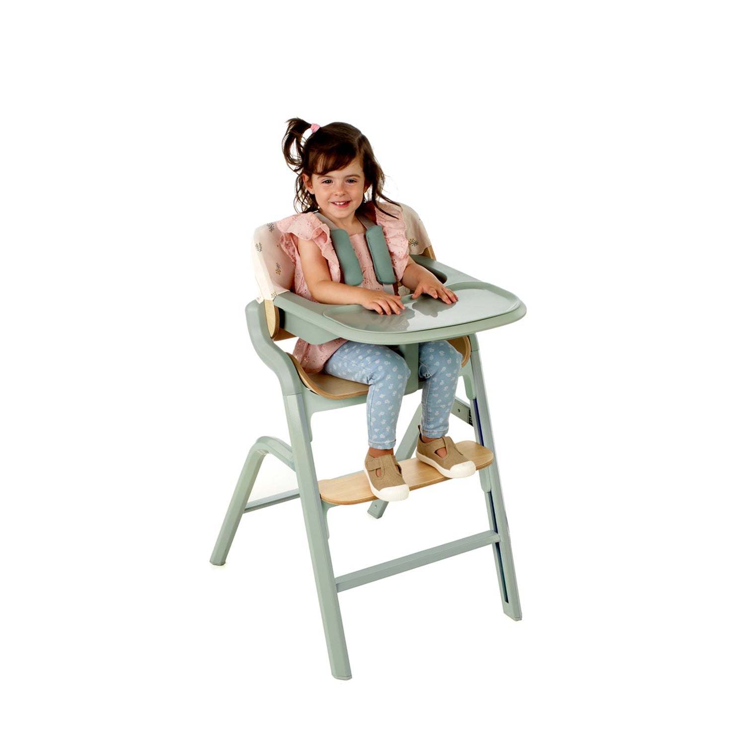 Baby Highchair Convertible Newborn Rocker Adjustable Beechwood Jane Noah