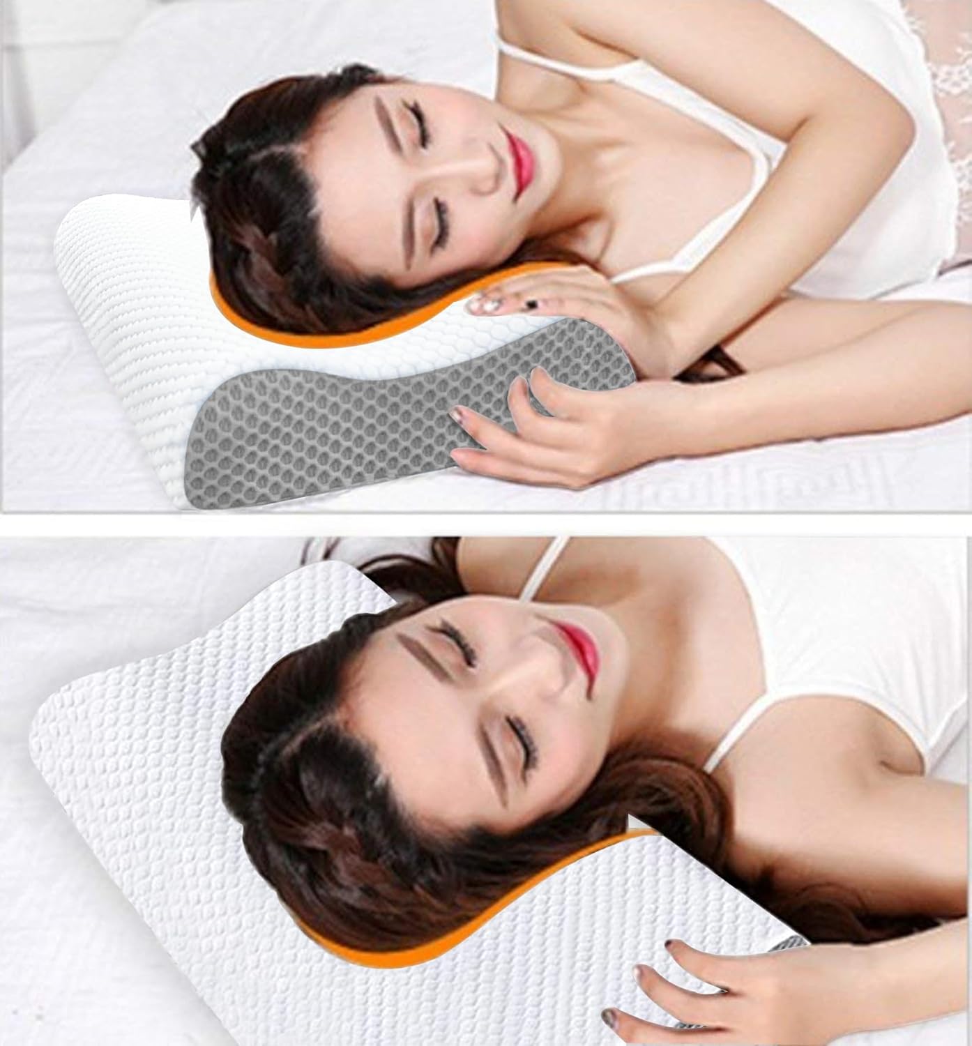 Ecosafeter 2024 Memory Foam Neck Pillow, Ergonomic Pain Relief