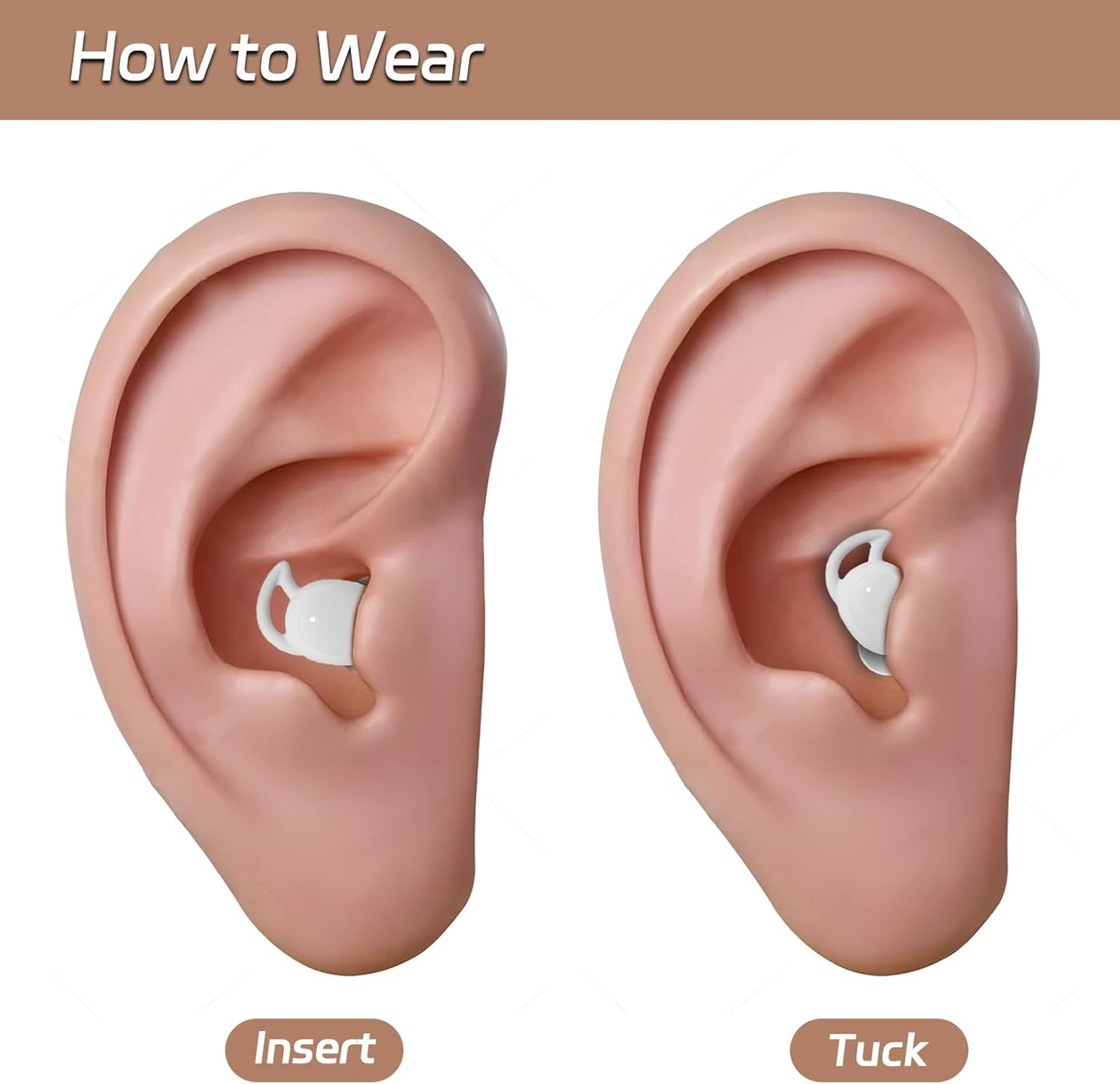 Invisible Sleep Earbuds Mini Wireless Bluetooth Noise Cancelling IPX6 IFECCO