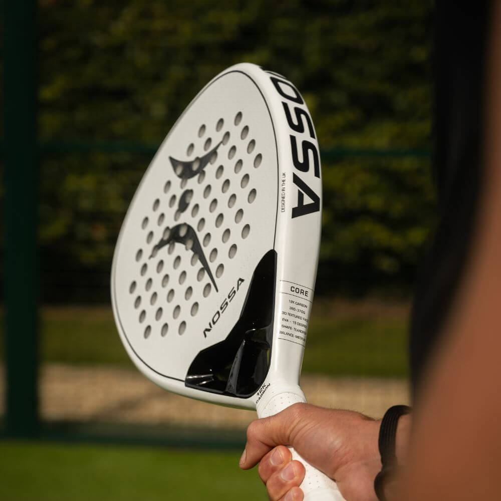 Padel Racket Carbon 12K EVA Foam Control Power Grip Lightweight Nossa Core