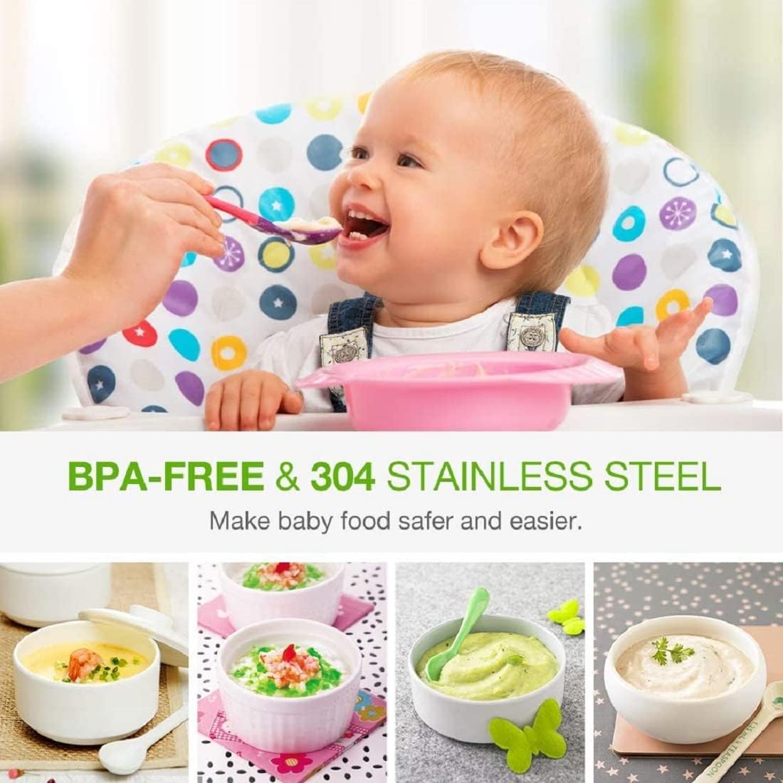 Hand Blender Food Processor 4 in 1 1000W Chopper Jug Turbo SOKANY