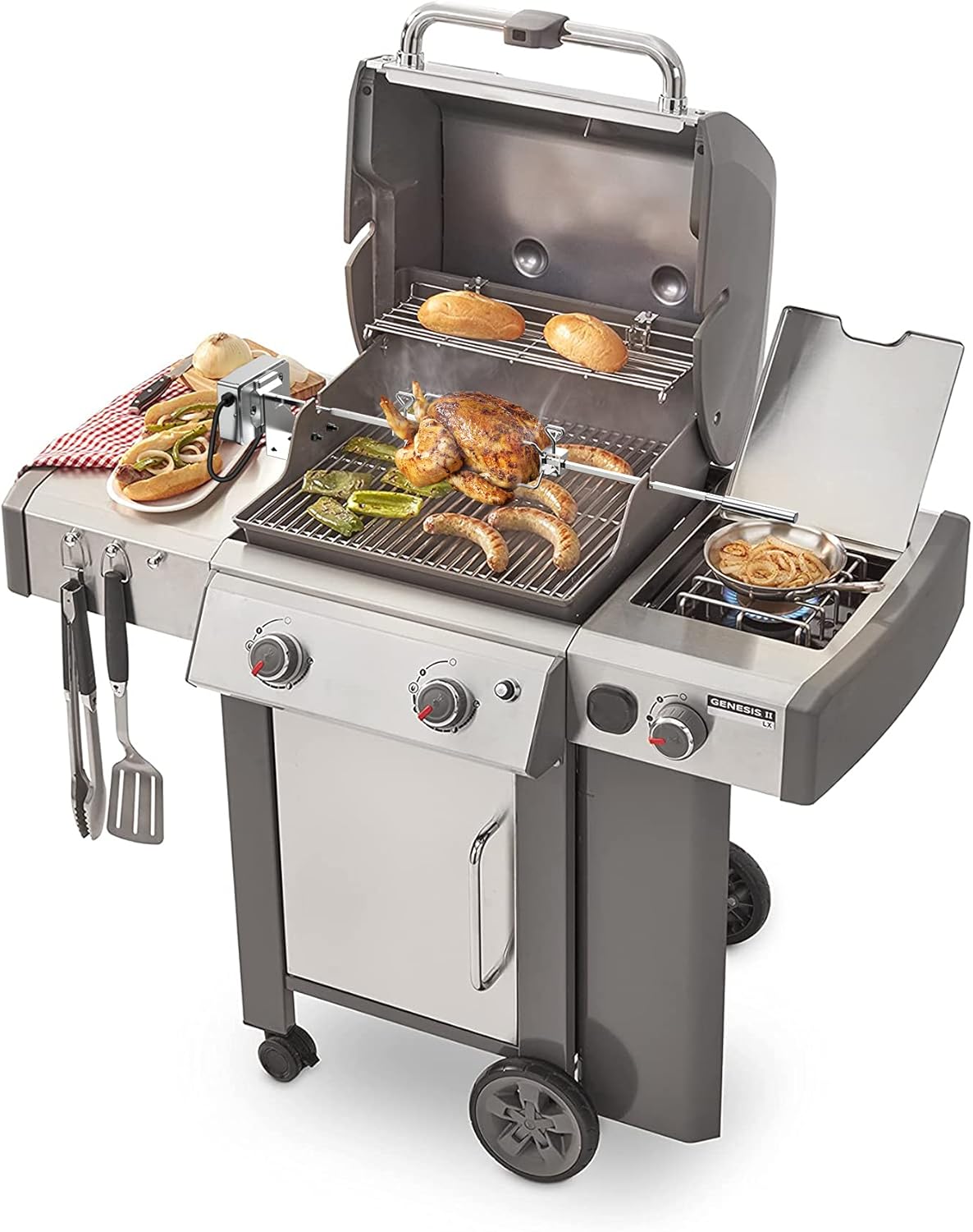 Onlyfire BRK-6034 Rotisserie Kit – Missing Spit Rod (Part 6) – For Weber