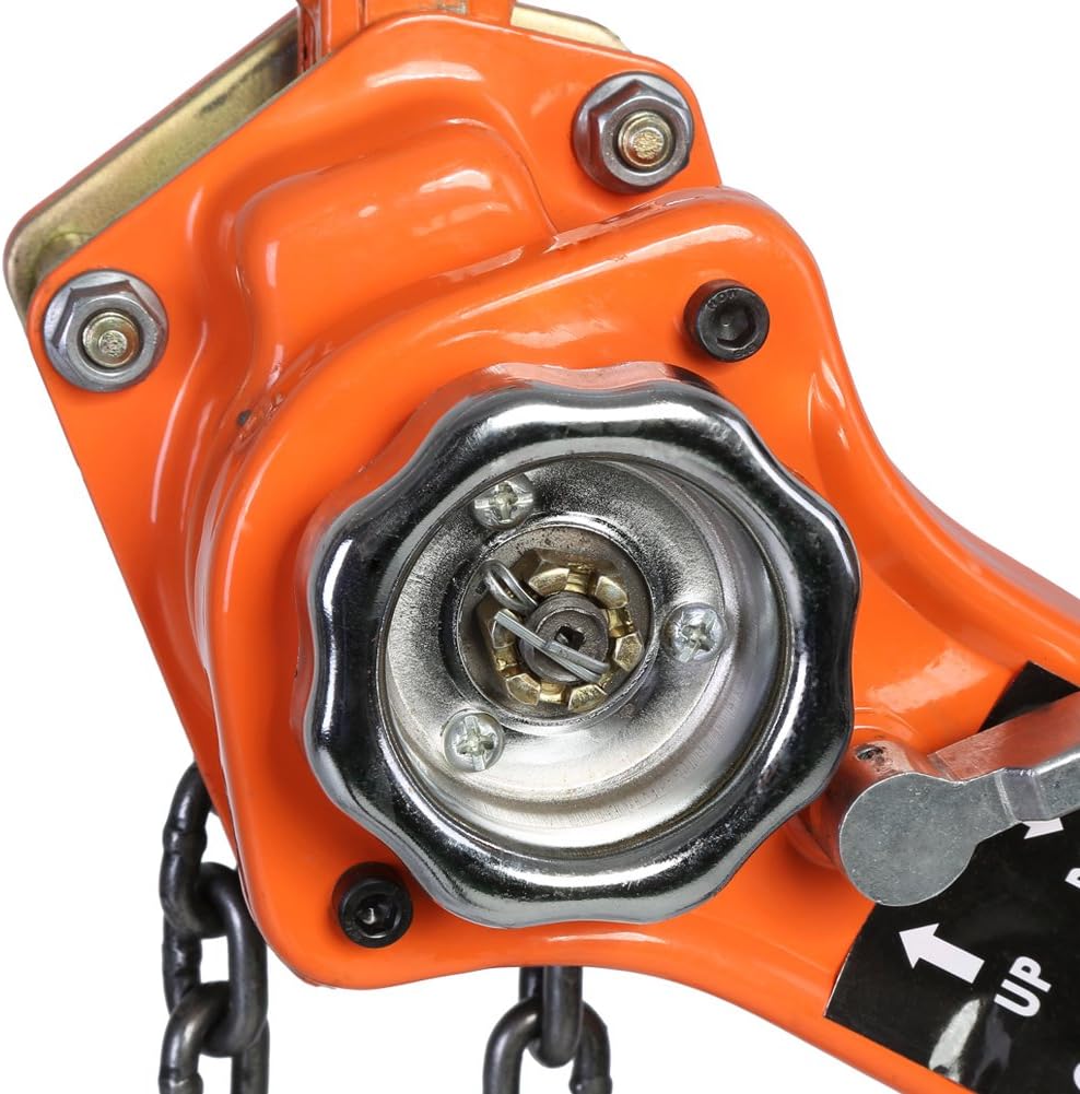 Close-up of an orange mechanical component with a metallic center on a white background