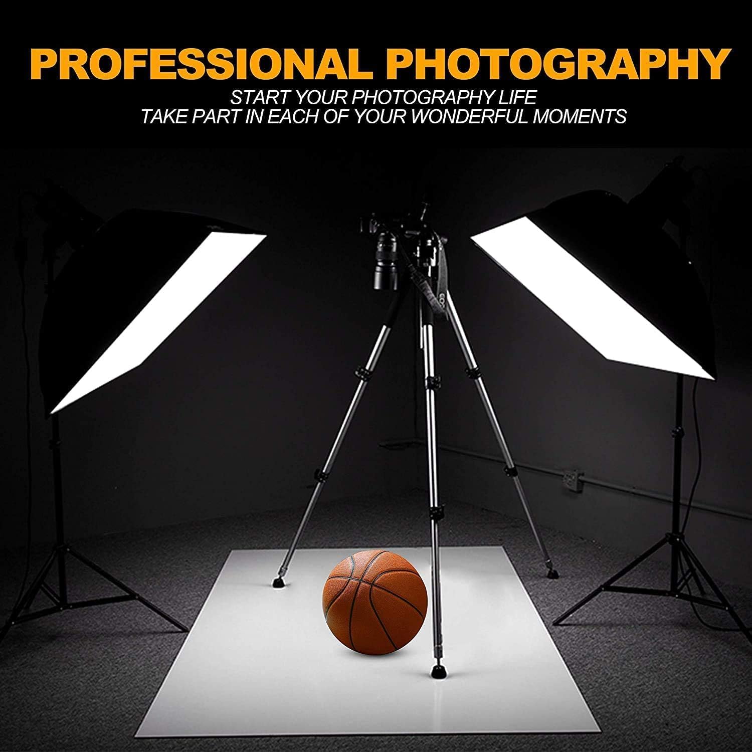 Softbox Lighting Kit 20''x 28'' 50W LED Bulbs for Photo and Video - 1 Pack EMART