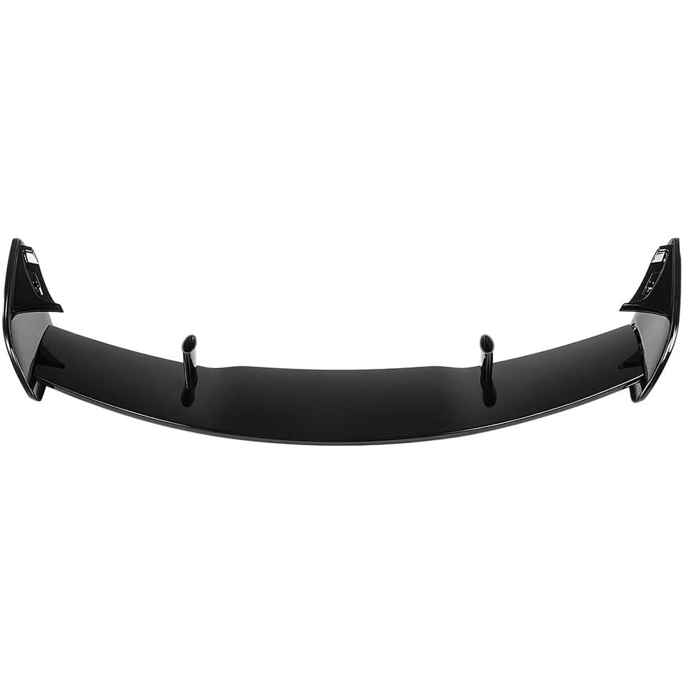 Black car bumper on a white background