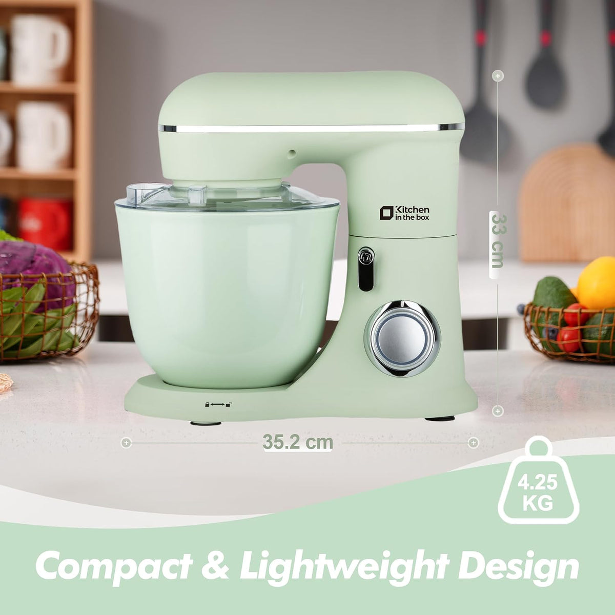 Stand Mixer 4.5L 5L Dual Bowl Electric Food Mixer Home Baking Kitchen in the box