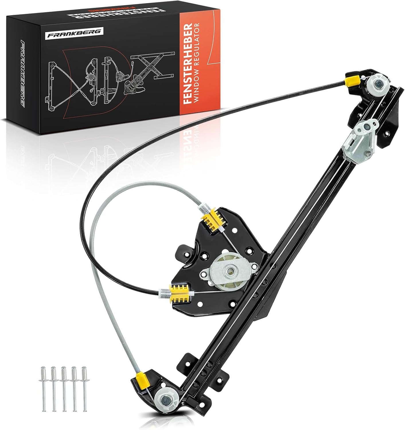 Electric Window Regulator Rear Left Without Motor Meriva X03 2003-2010 Frankberg