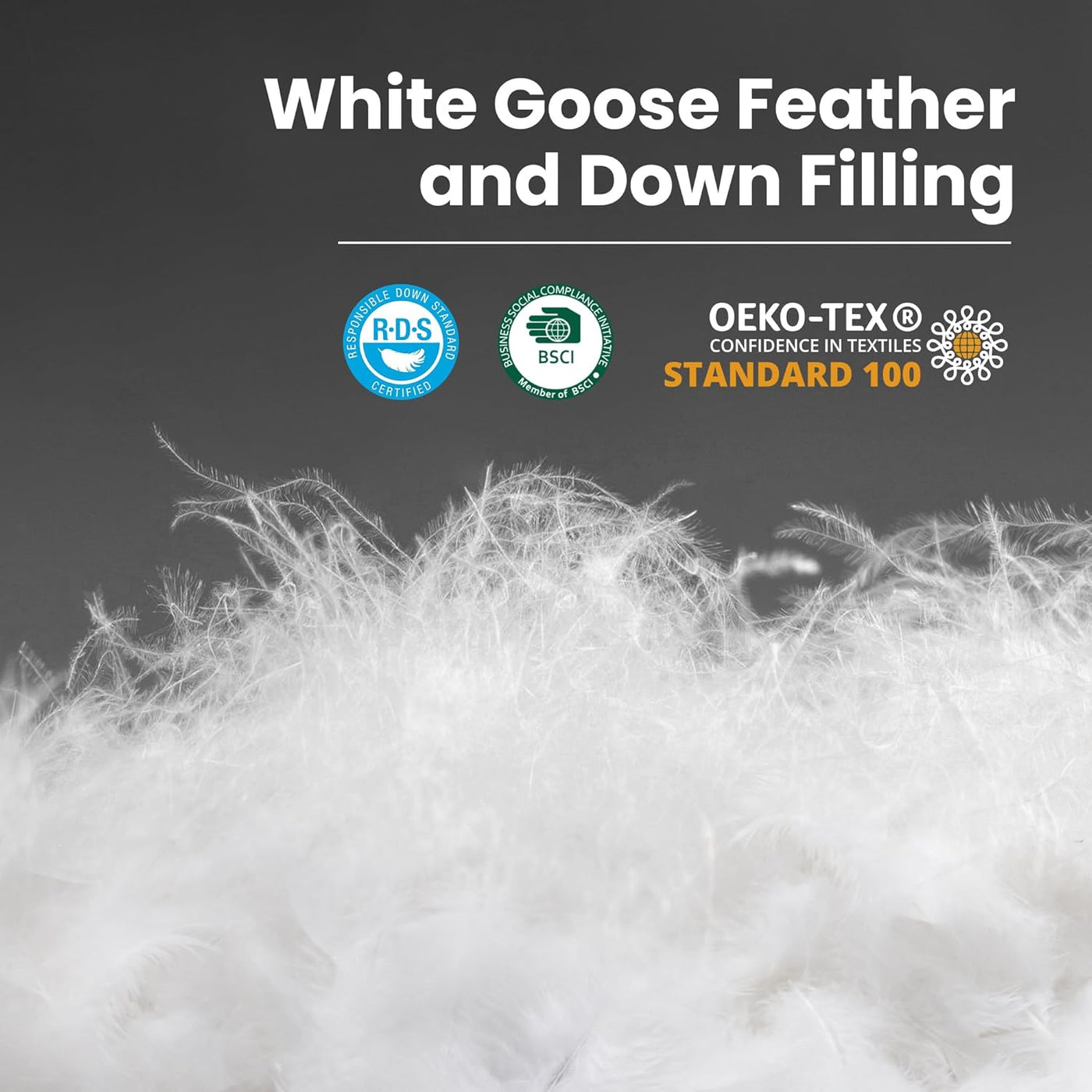 Single Duvet 10.5 Tog Goose Down Feather 135x200 cm Cotton Cover Deodar