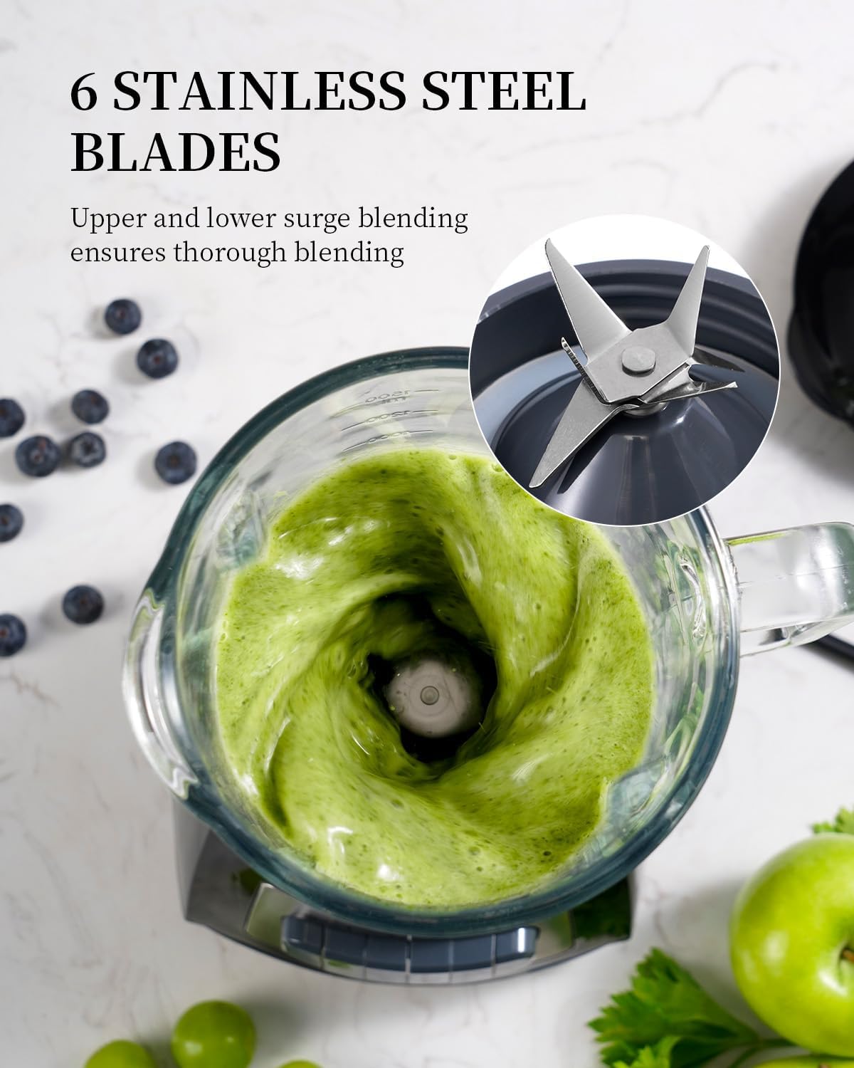 57pcs GDOR 700W Smoothie Blenders 1.5L Glass Jug Returns Pallet RRP £2565