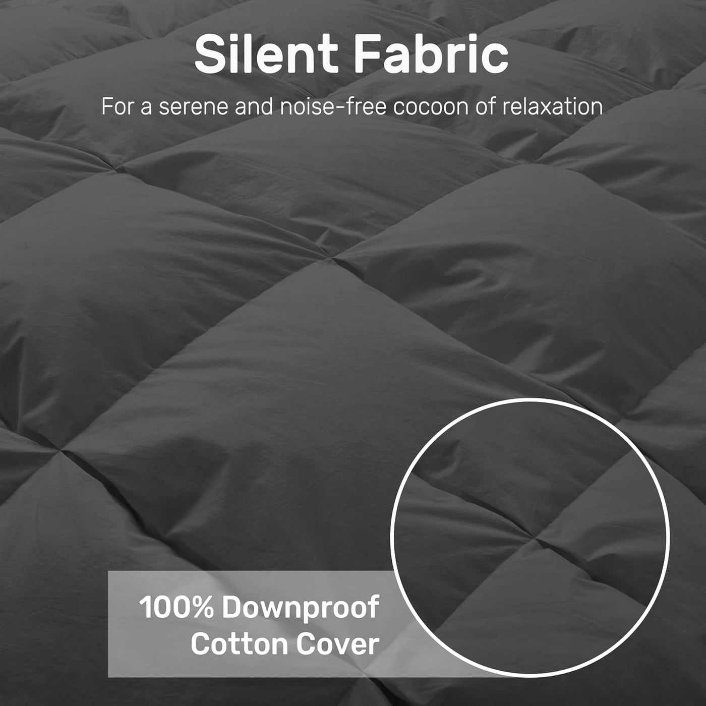 Double Duvet 10.5 Tog Goose Down Feather 200x200 Cotton Washable Deodar