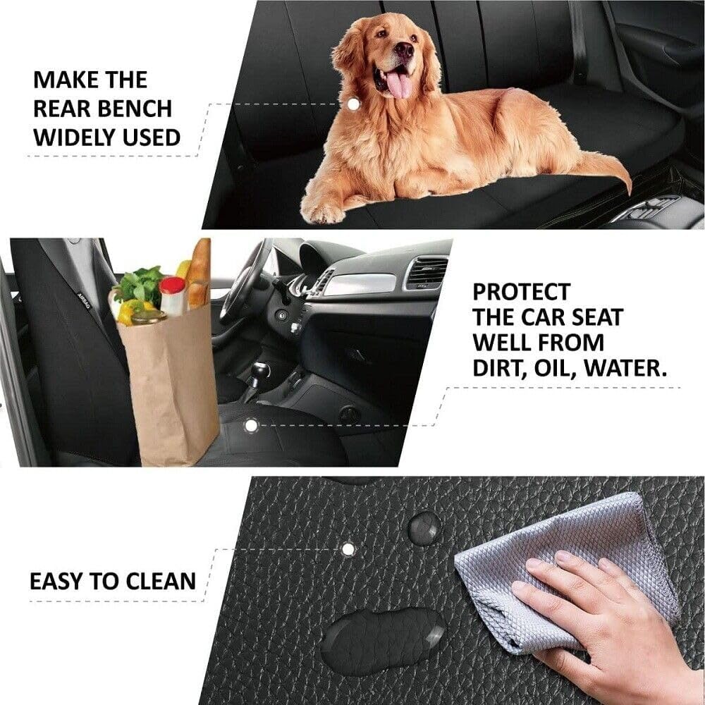 Car Seat Covers Set of 5 Mercedes B Class C E GLB GLC Faux Leather Chifeng