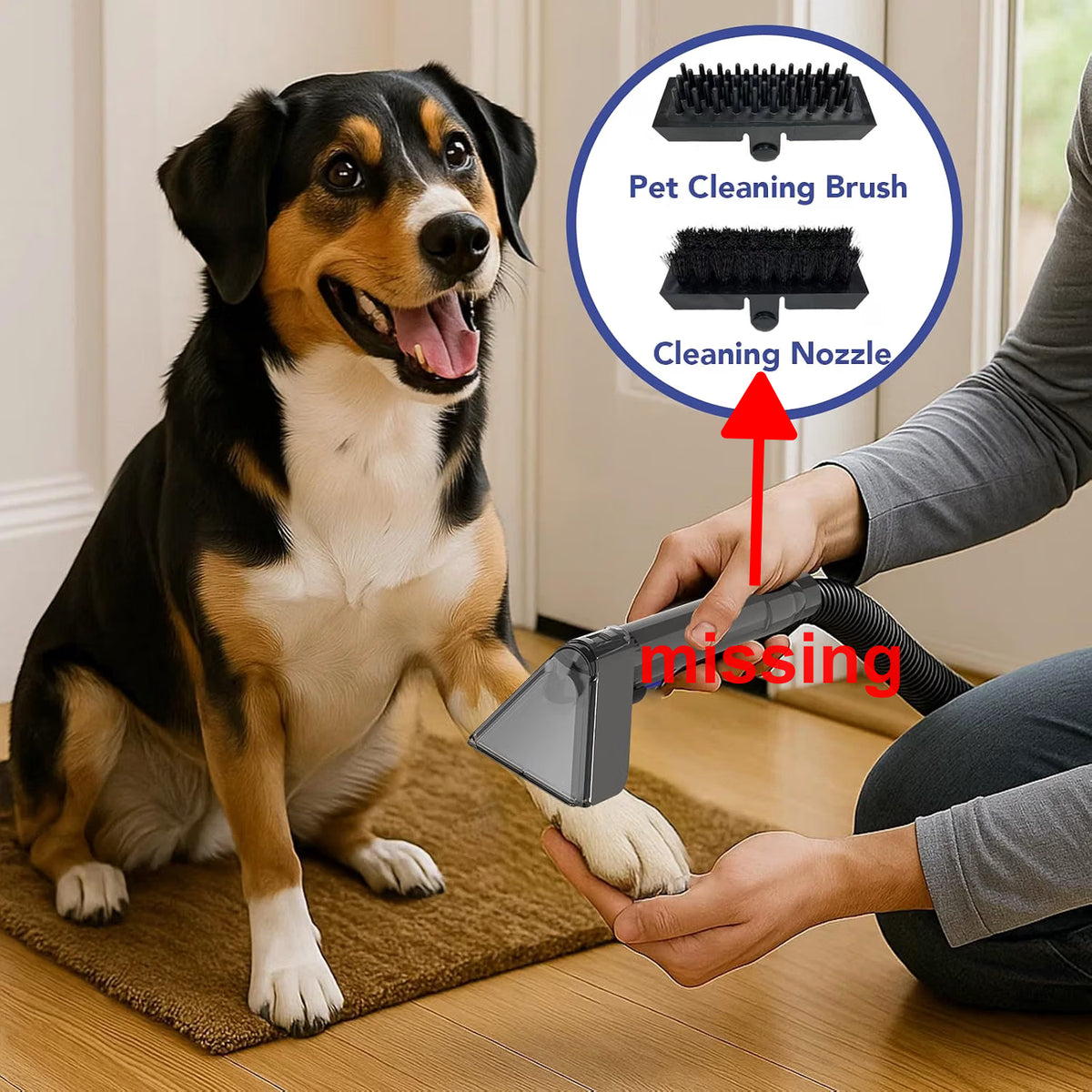 Portable Carpet Cleaner 600W Spot Upholstery Pet Stain Dual Tank Akitas X7