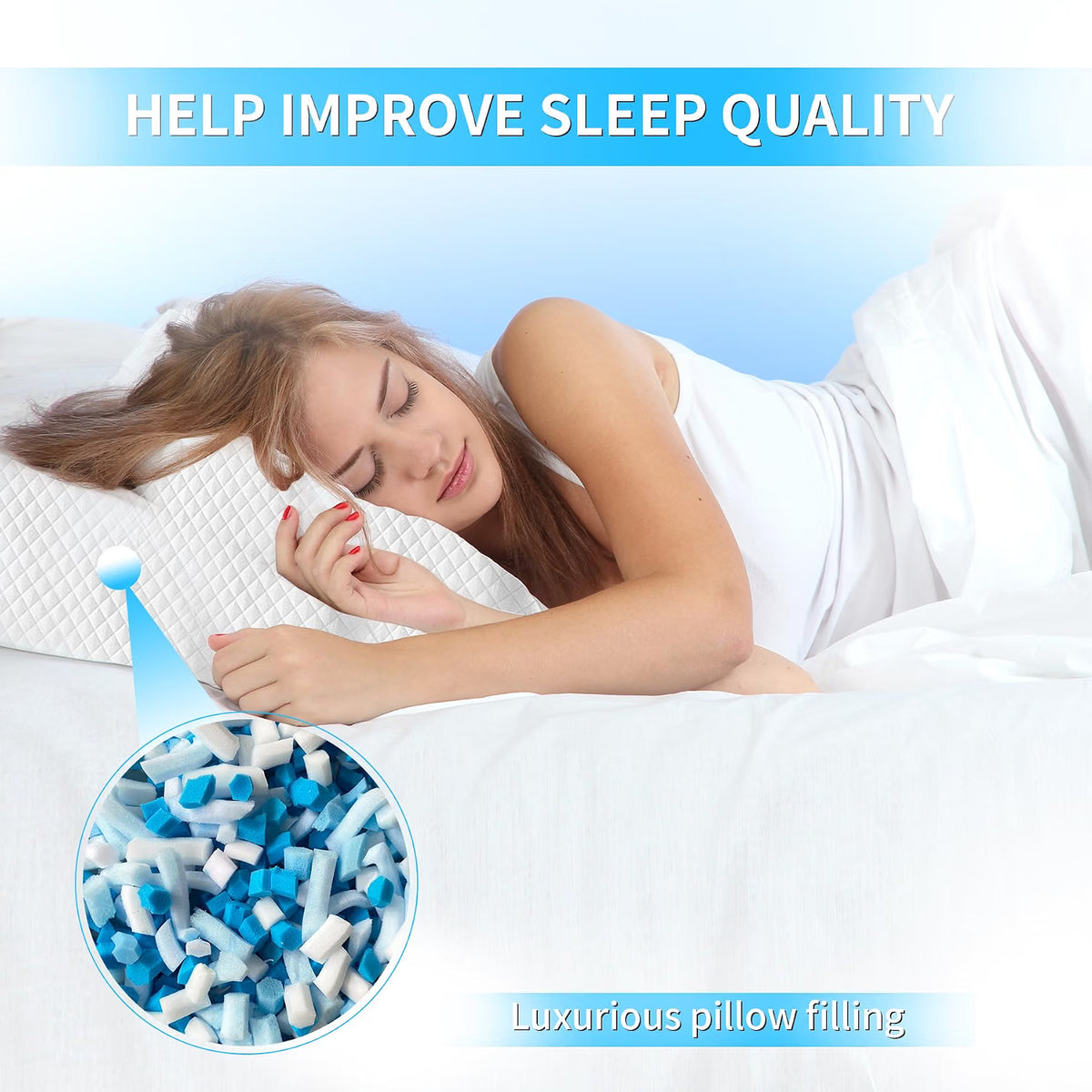 Memory Foam Filling 6.6KG Shredded Gel Bean Bag Chair Cushion Filler Refill Foam