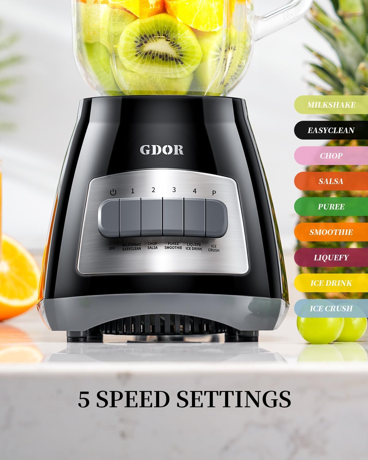 57pcs GDOR 700W Smoothie Blenders 1.5L Glass Jug Returns Pallet RRP £2565