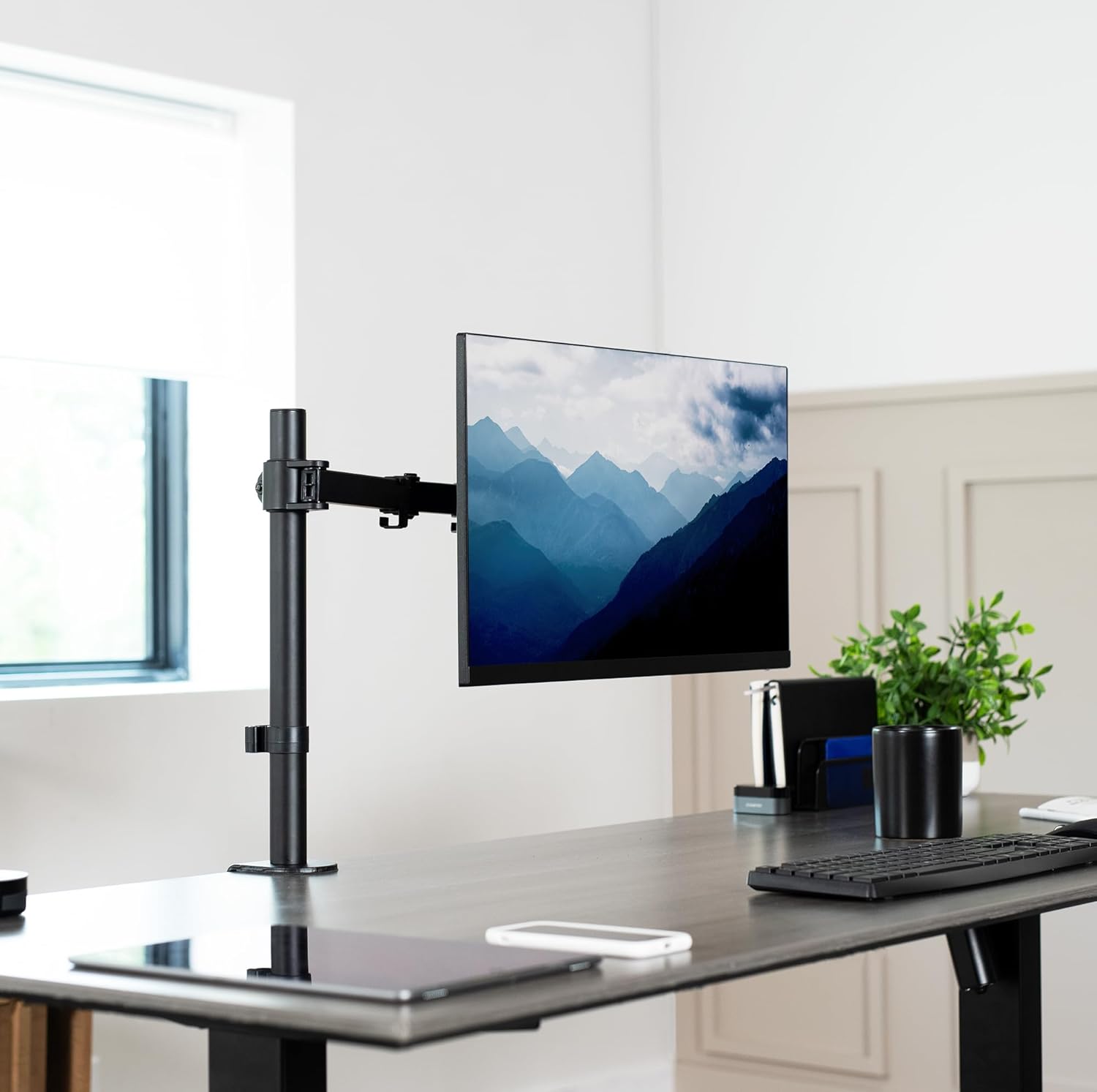 Single Monitor Arm 32 Inch 38 Ultrawide Adjustable VESA VIVO