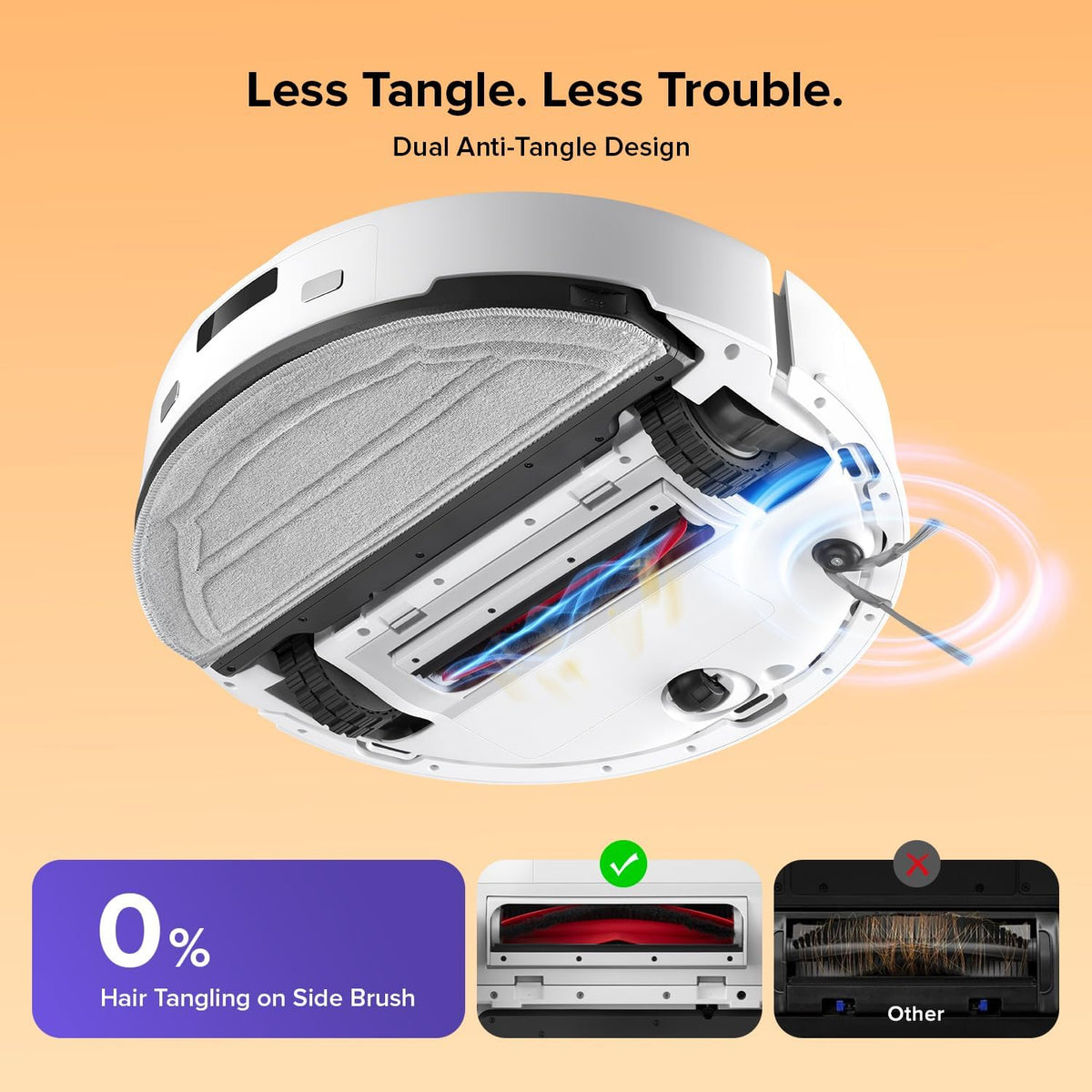 Robot Vacuum Cleaner Mop 10000Pa Powerful Suction Smart Floor roborock Q10 S5