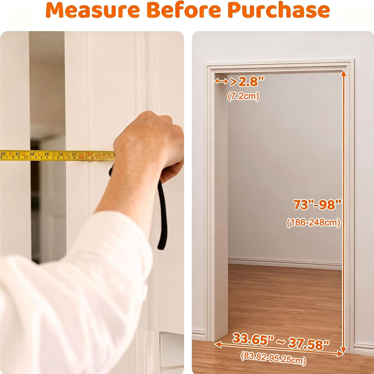 Extra Tall Cat Gate 180cm Pressure Fit No Drill Indoor Pet Safety Gate HAVLOTII
