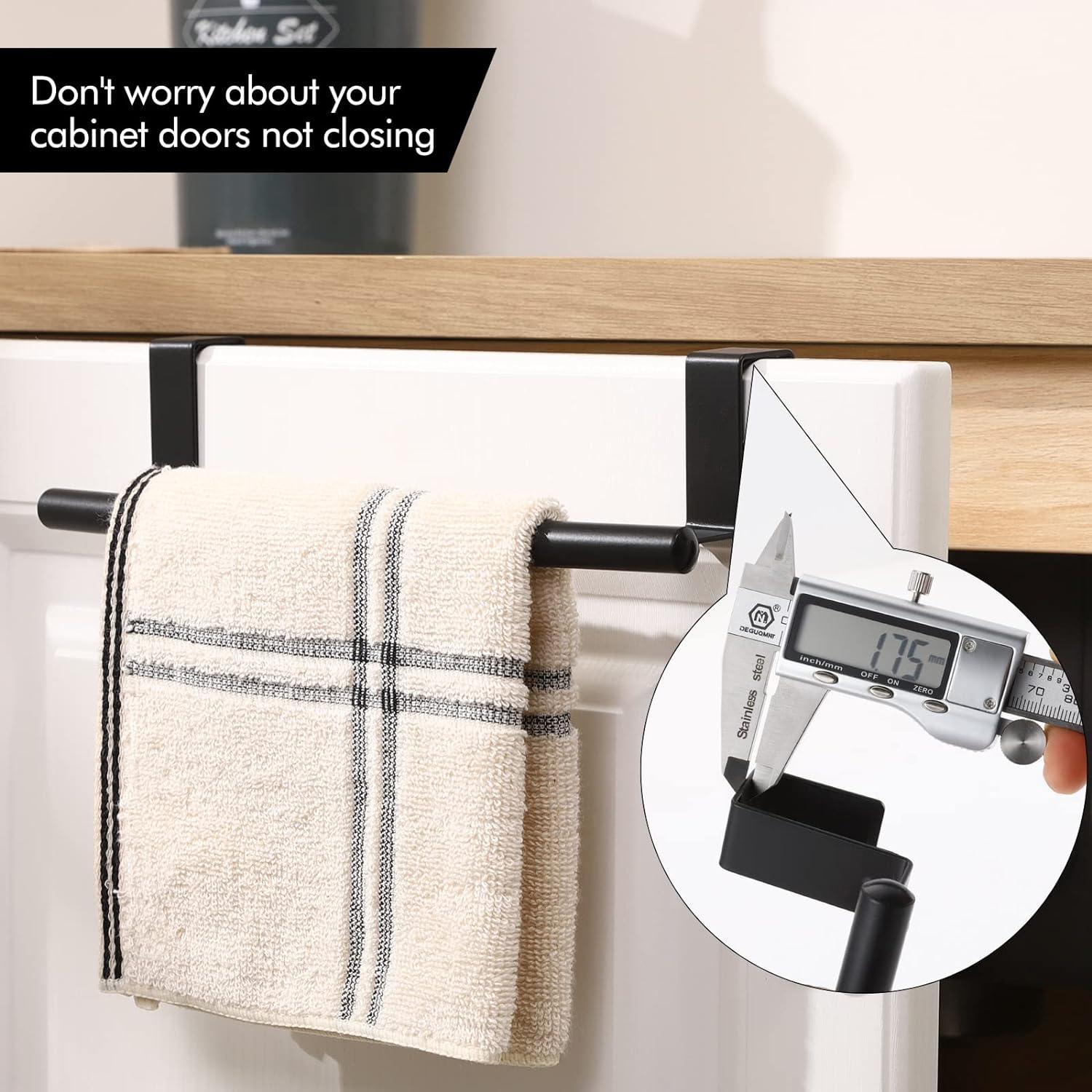 KES Over Door Towel Rail, Kitchen Towel Holder Cupboard Drawer Cabinet - Massive Discounts