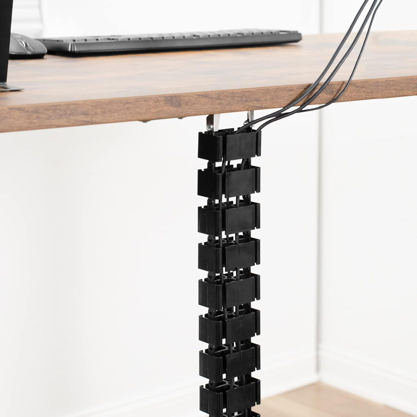 Cable Management Kit Adjustable Desk Vertebrae Wire Organizer VIVO