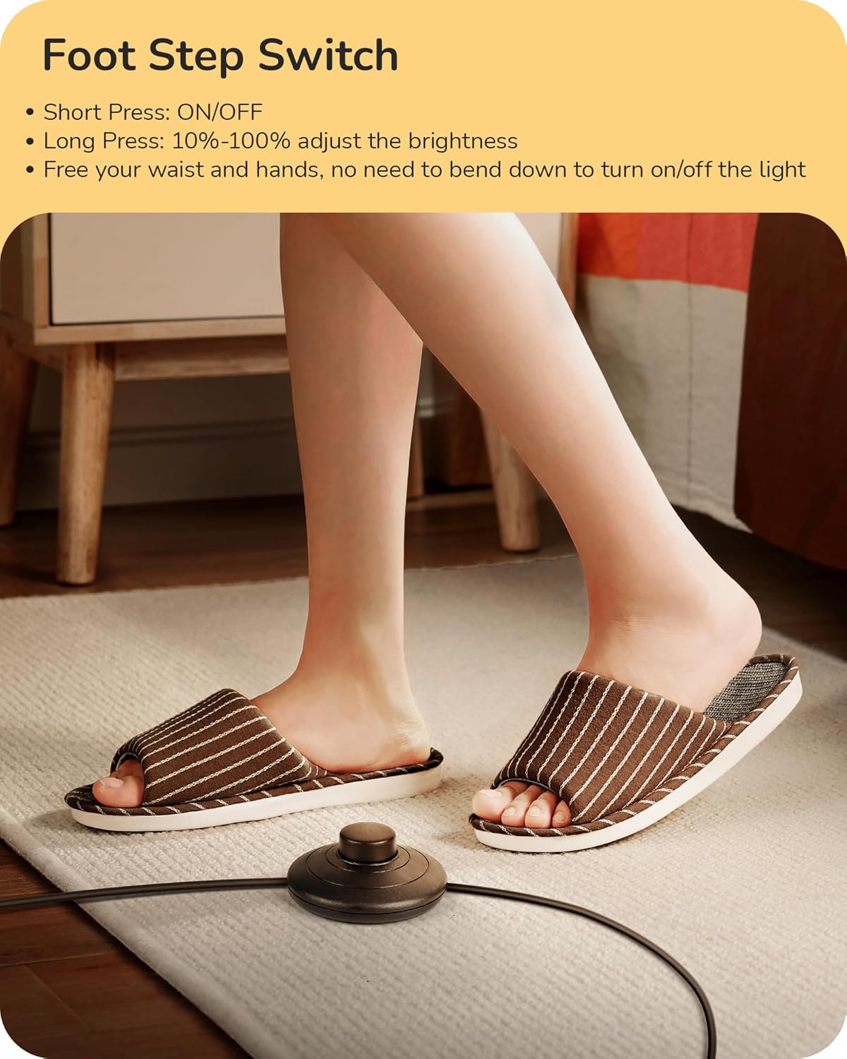 LED Floor Lamp 146cm Dimmable Standing Lamp 2 Pack 3000K EDISHINE