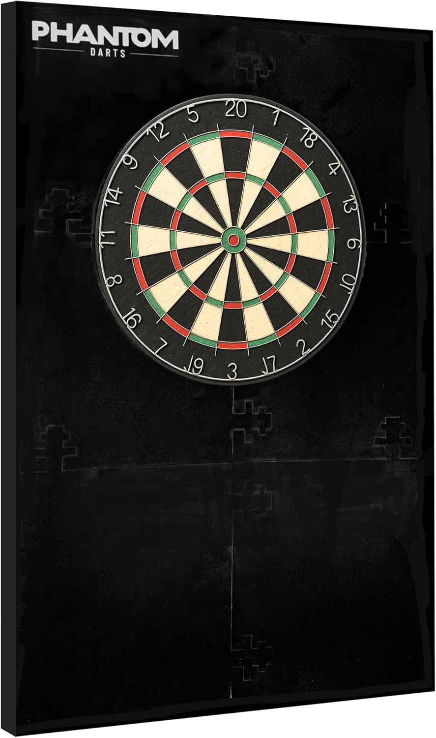 Dartboard Surround XL 105x70cm EVA Foam 6 Piece Wall Protector Felt Darts Backboard