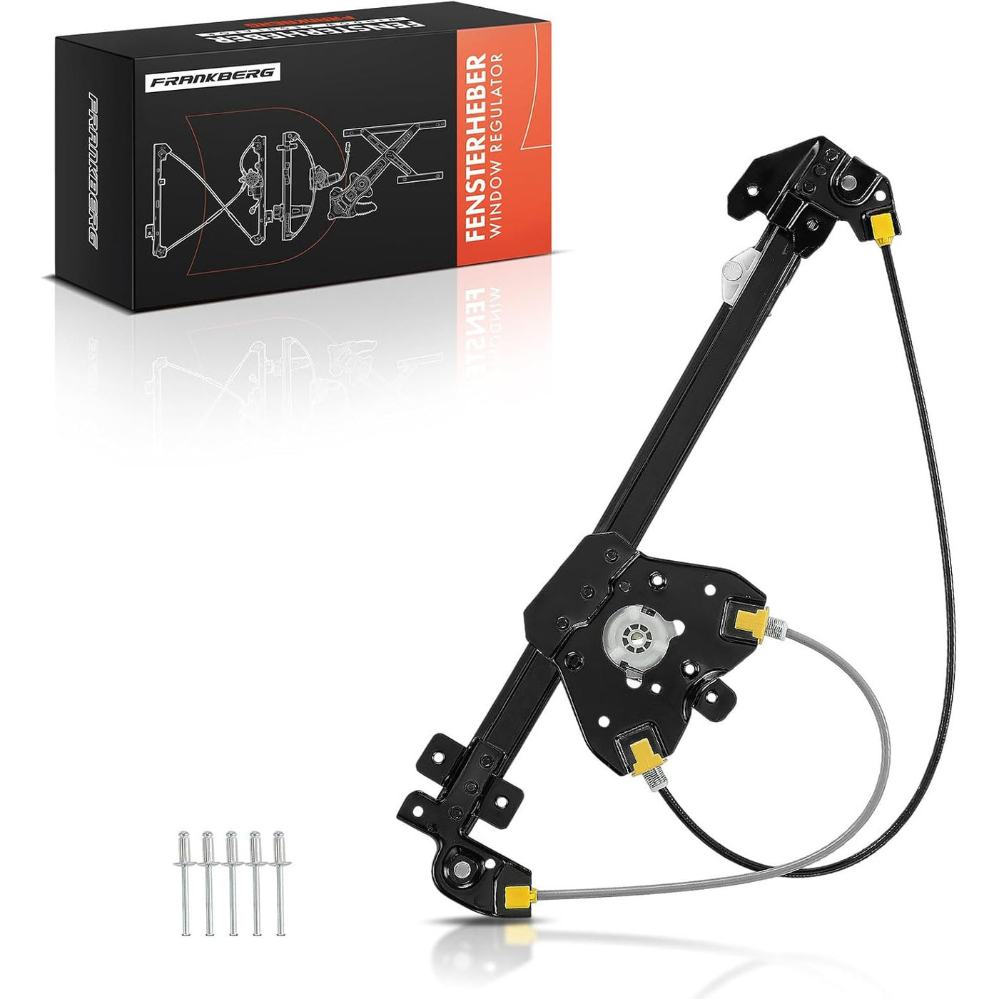 Electric Window Regulator Rear Left Without Motor Meriva X03 2003-2010 Frankberg