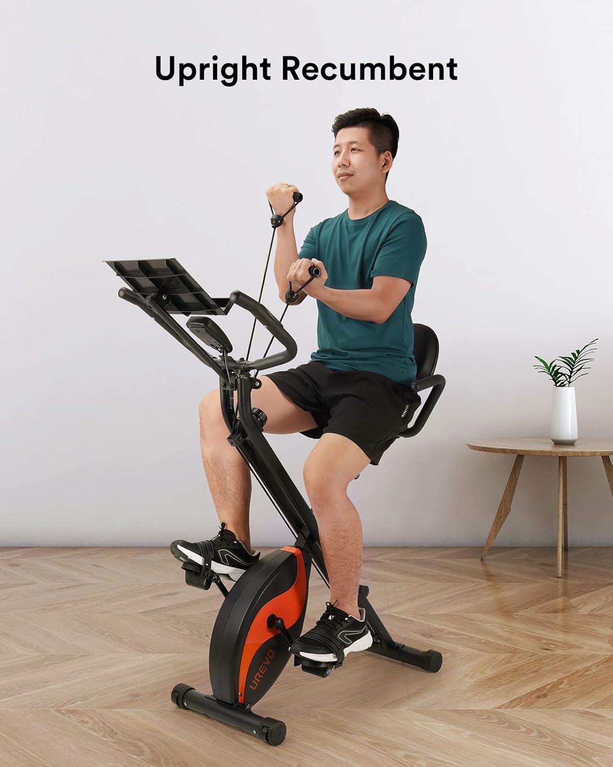 UREVO Foldable Exercise Bike 330 LBS Capacity 16 Resistance Levels Massive Discounts