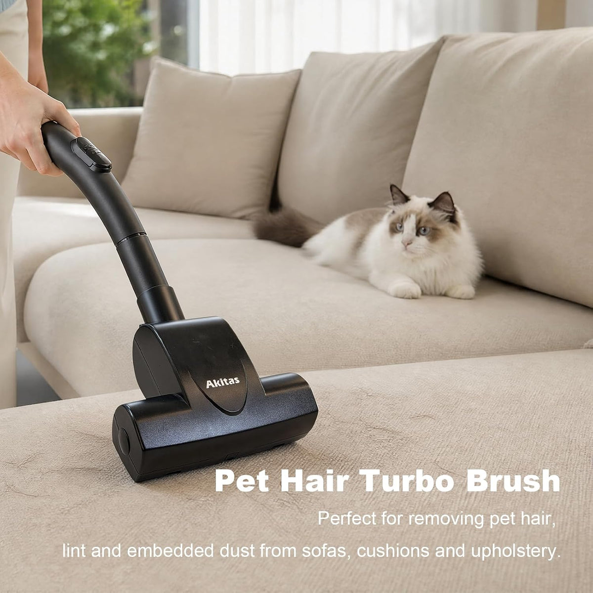 Pet Cylinder Vacuum Cleaner 850W 2.5L Turbo Brush Anti Hair Wrap Akitas C6 Turbo