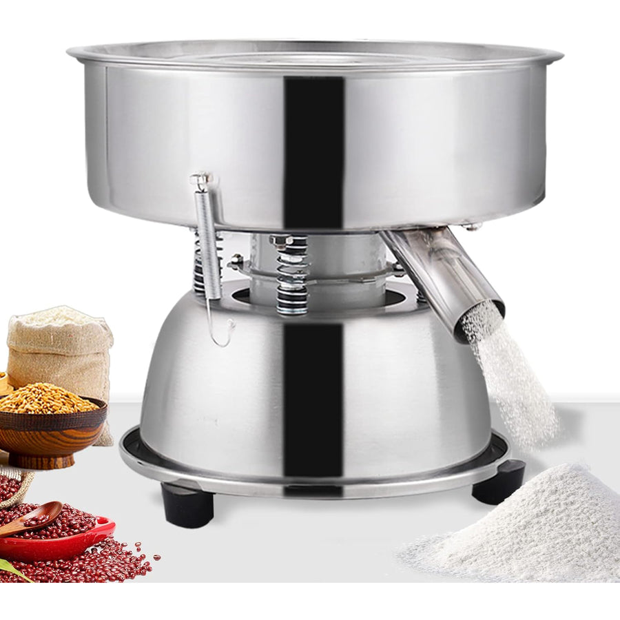 YUCHENGTECH Electric Stainless Steel Sieve Machine 300mm Vibrating Sifter, 3kg/h - Massive Discounts