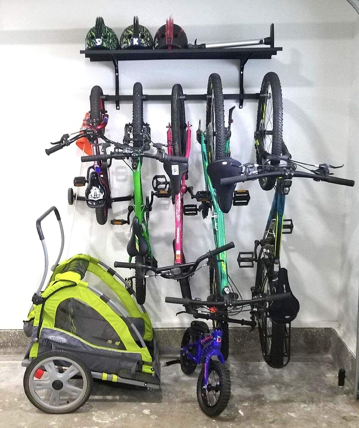 5 Bike Storage Rack Wall Mount 135kg Adjustable Cycling Organizer StoreYourBoard