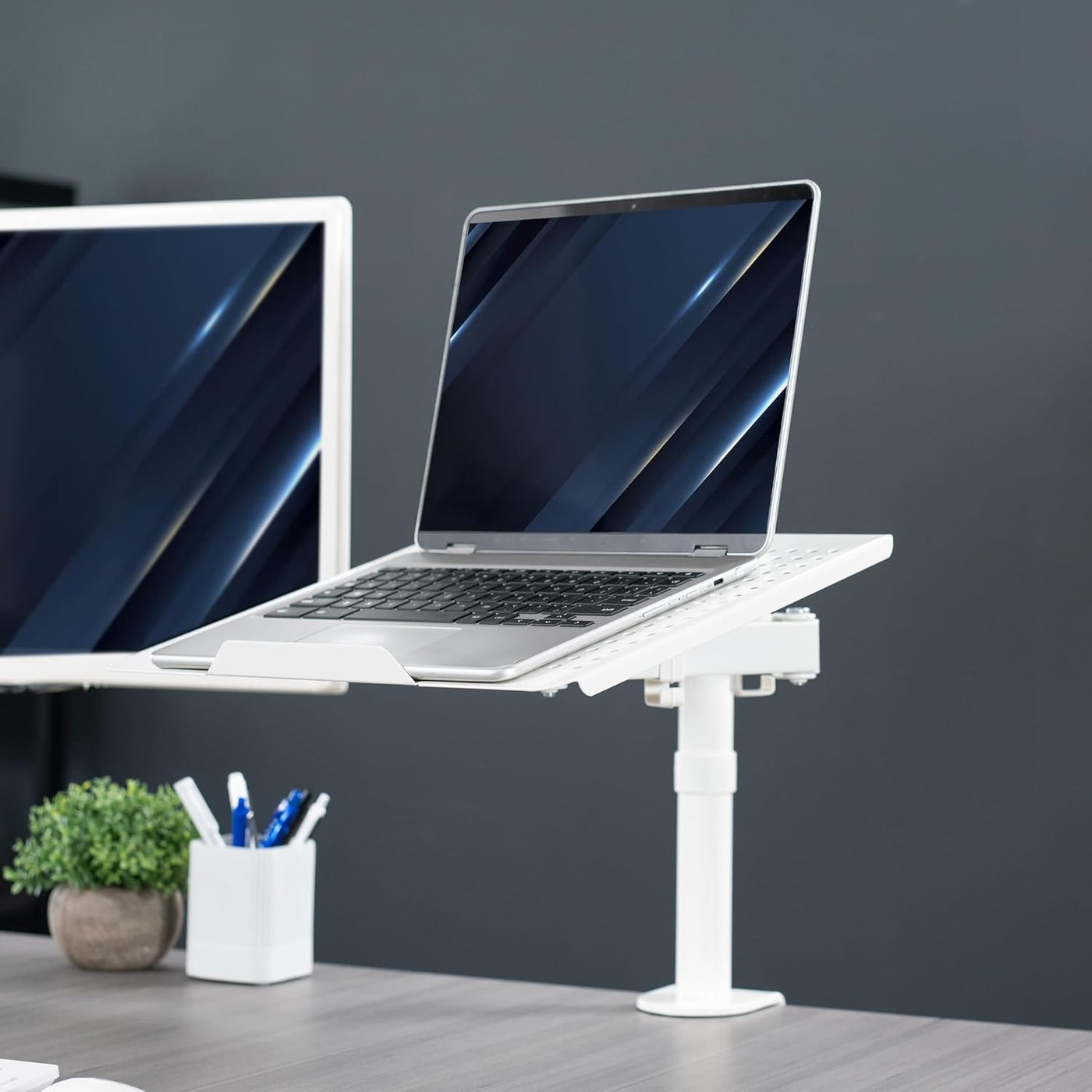 Laptop Desk Mount Stand Fully Adjustable C-Clamp Notebook Holder VIVO